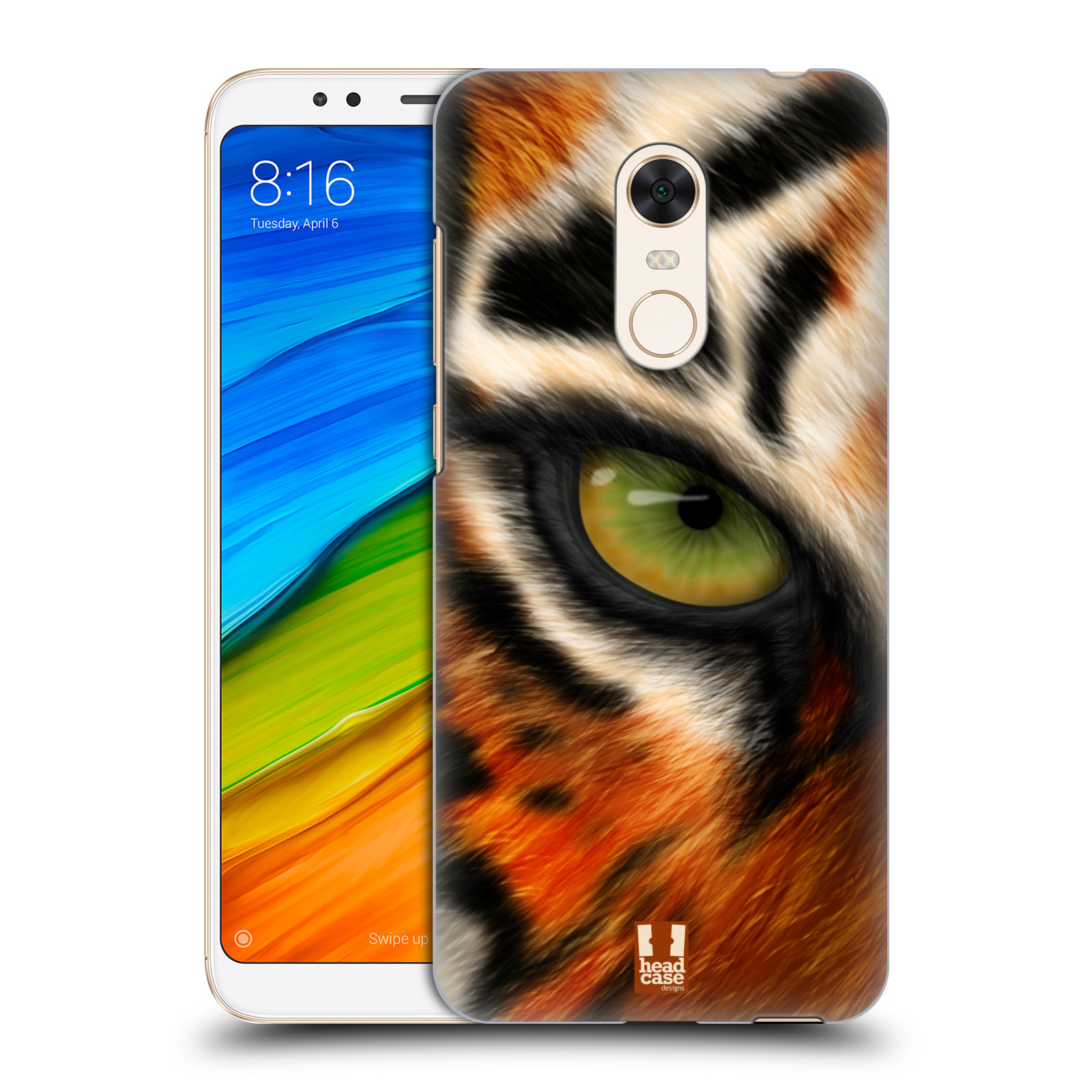 HEAD CASE plastový obal na mobil Xiaomi Redmi 5 PLUS vzor pohled zvířete oko tygr