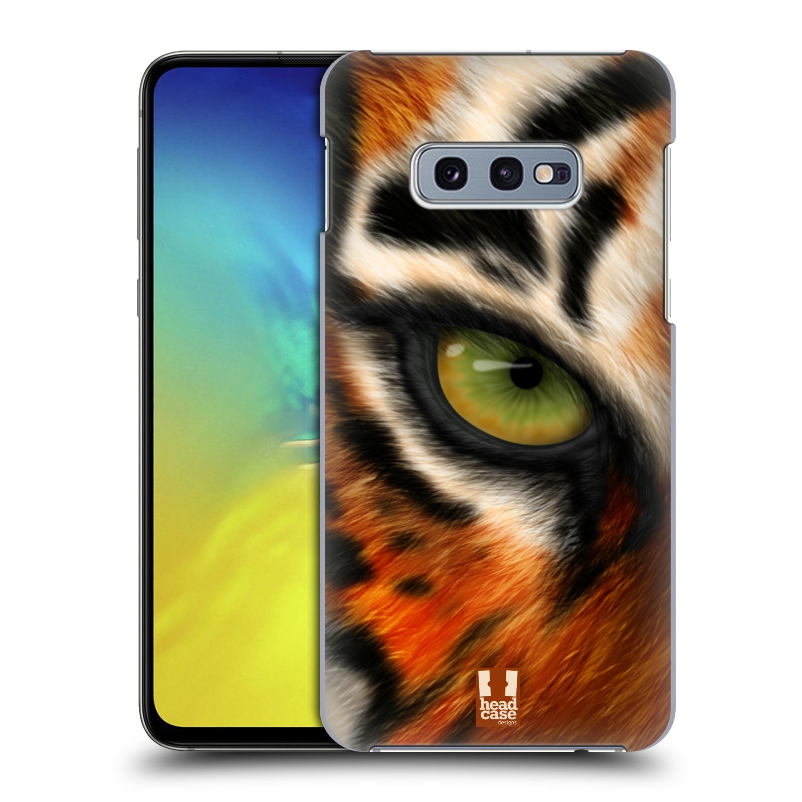 Pouzdro na mobil Samsung Galaxy S10e - HEAD CASE - vzor pohled zvířete oko tygr