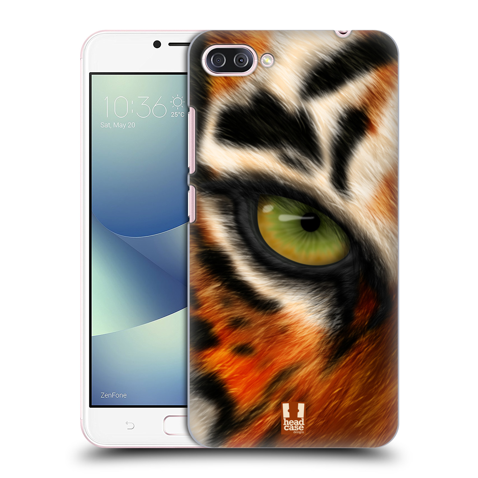 HEAD CASE plastový obal na mobil Asus Zenfone 4 MAX ZC554KL vzor pohled zvířete oko tygr