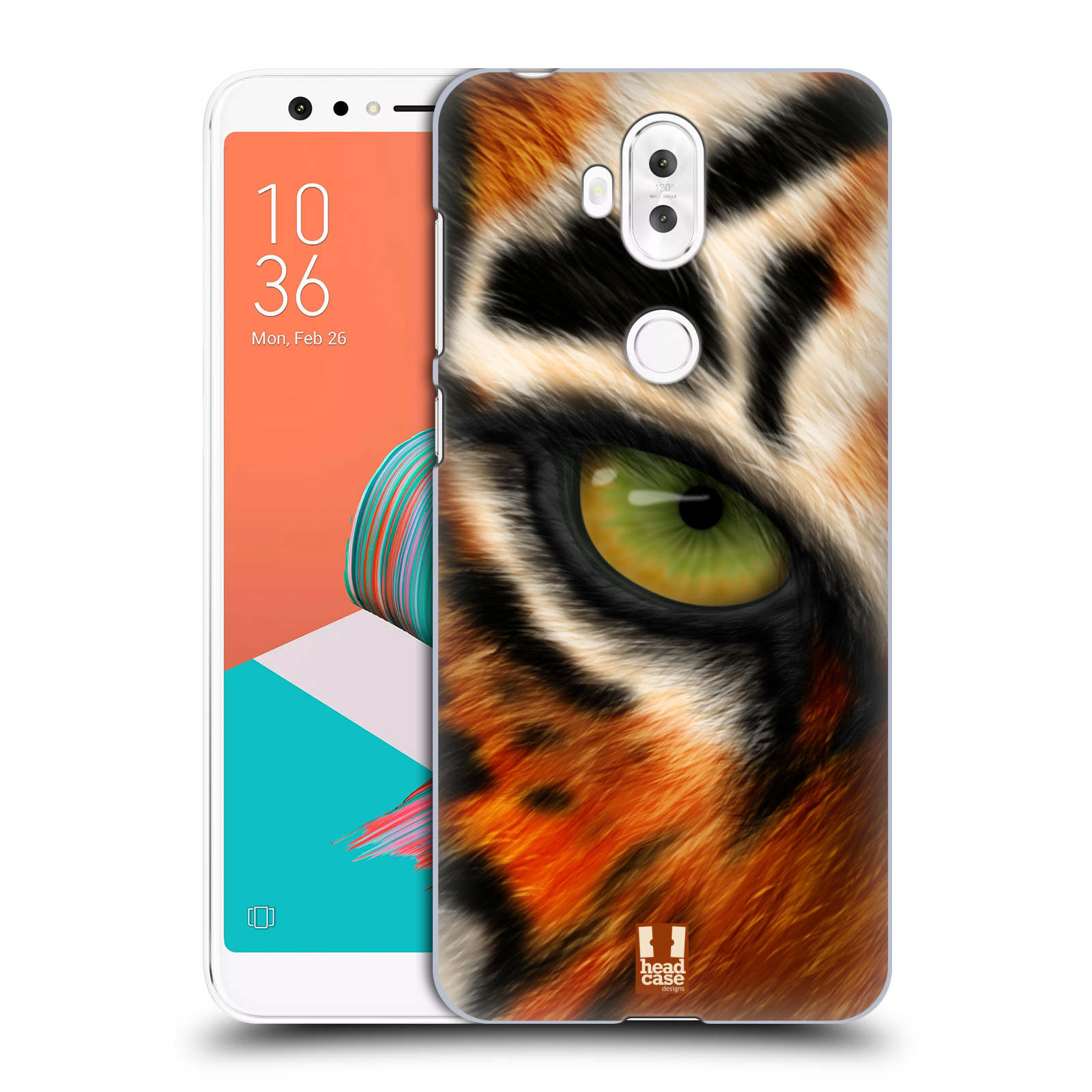 HEAD CASE plastový obal na mobil Asus Zenfone 5 LITE ZC600KL vzor pohled zvířete oko tygr