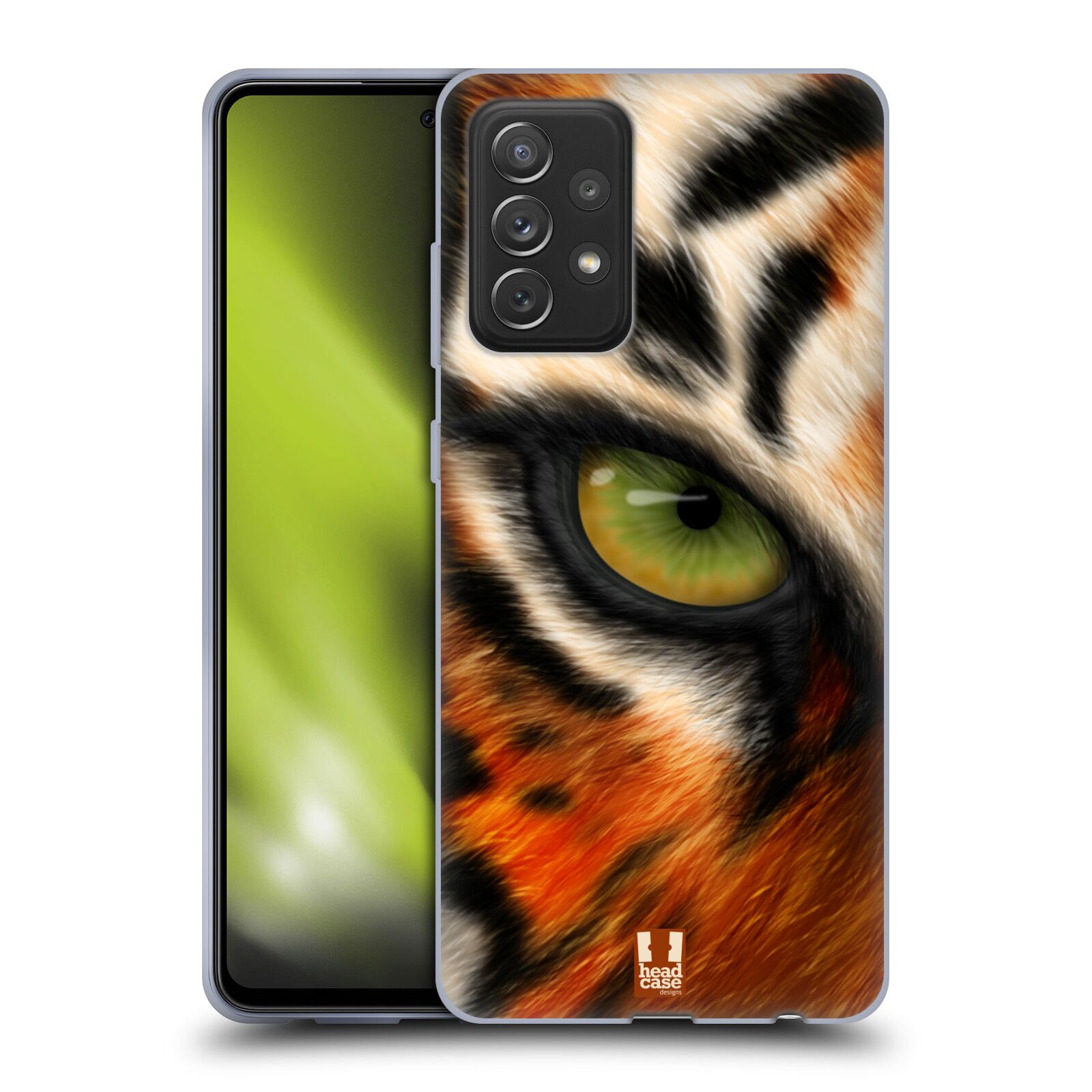 Plastový obal HEAD CASE na mobil Samsung Galaxy A72 / A72 5G vzor pohled zvířete oko tygr