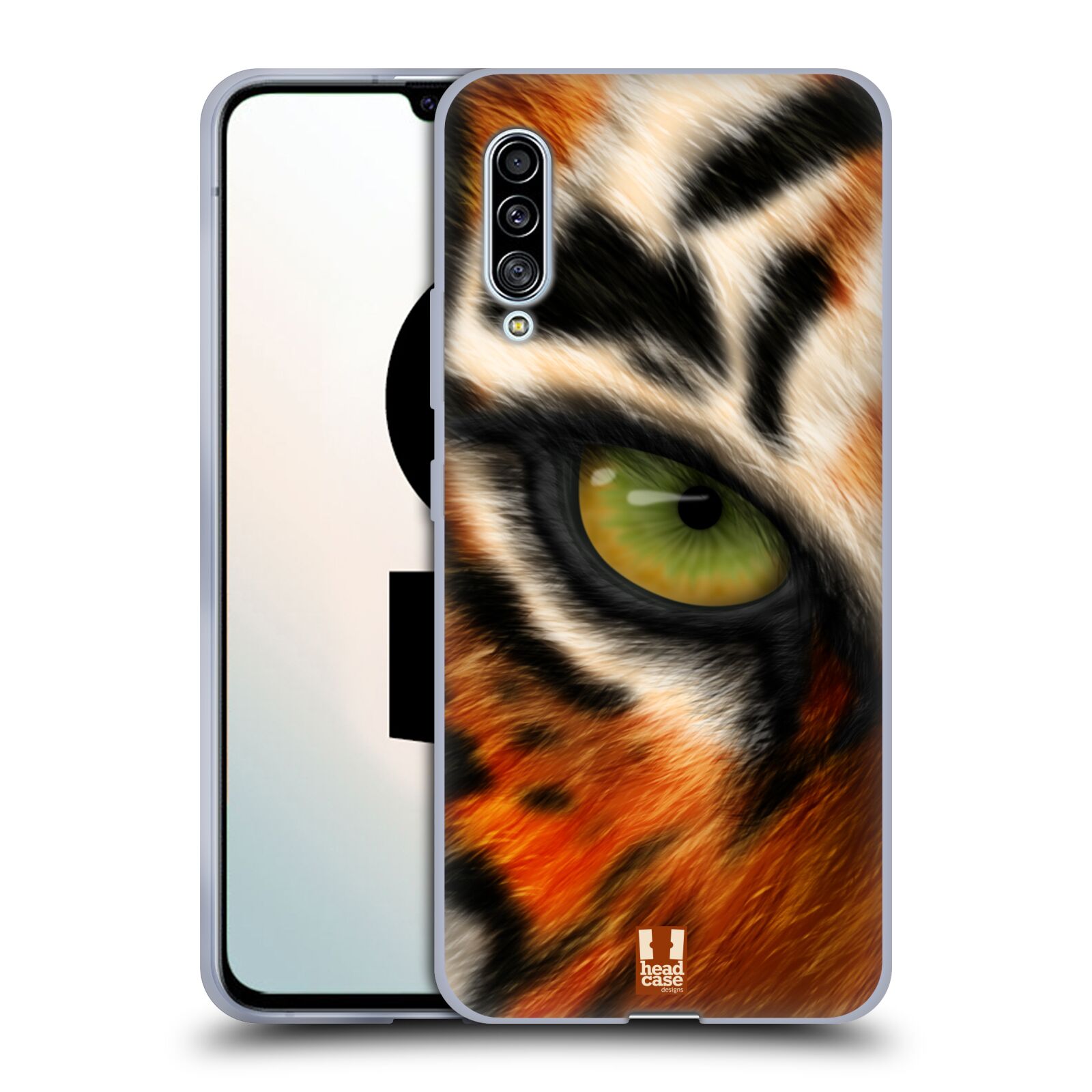 Plastový obal HEAD CASE na mobil Samsung Galaxy A90 5G vzor pohled zvířete oko tygr