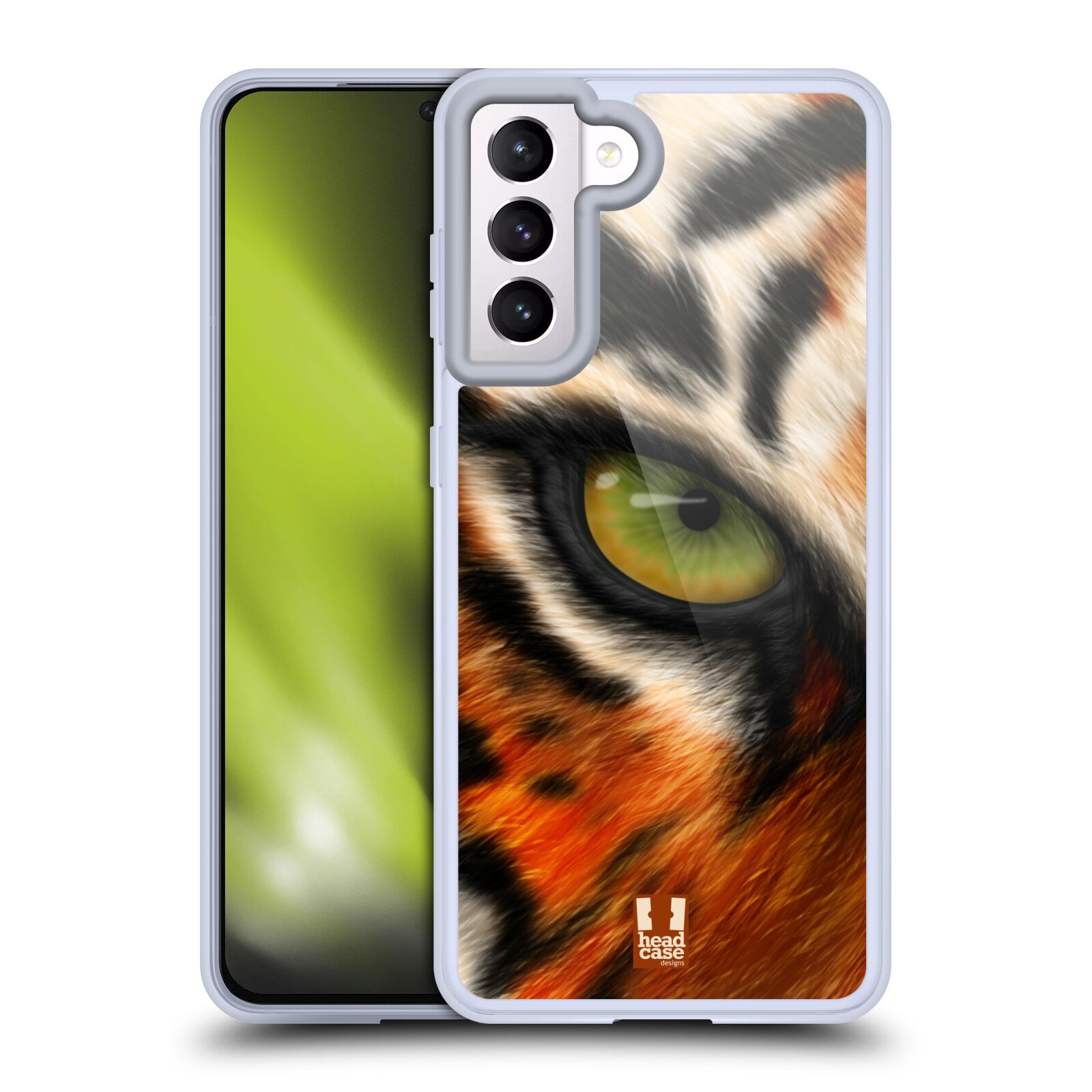 Plastový obal HEAD CASE na mobil Samsung Galaxy S21 5G vzor pohled zvířete oko tygr