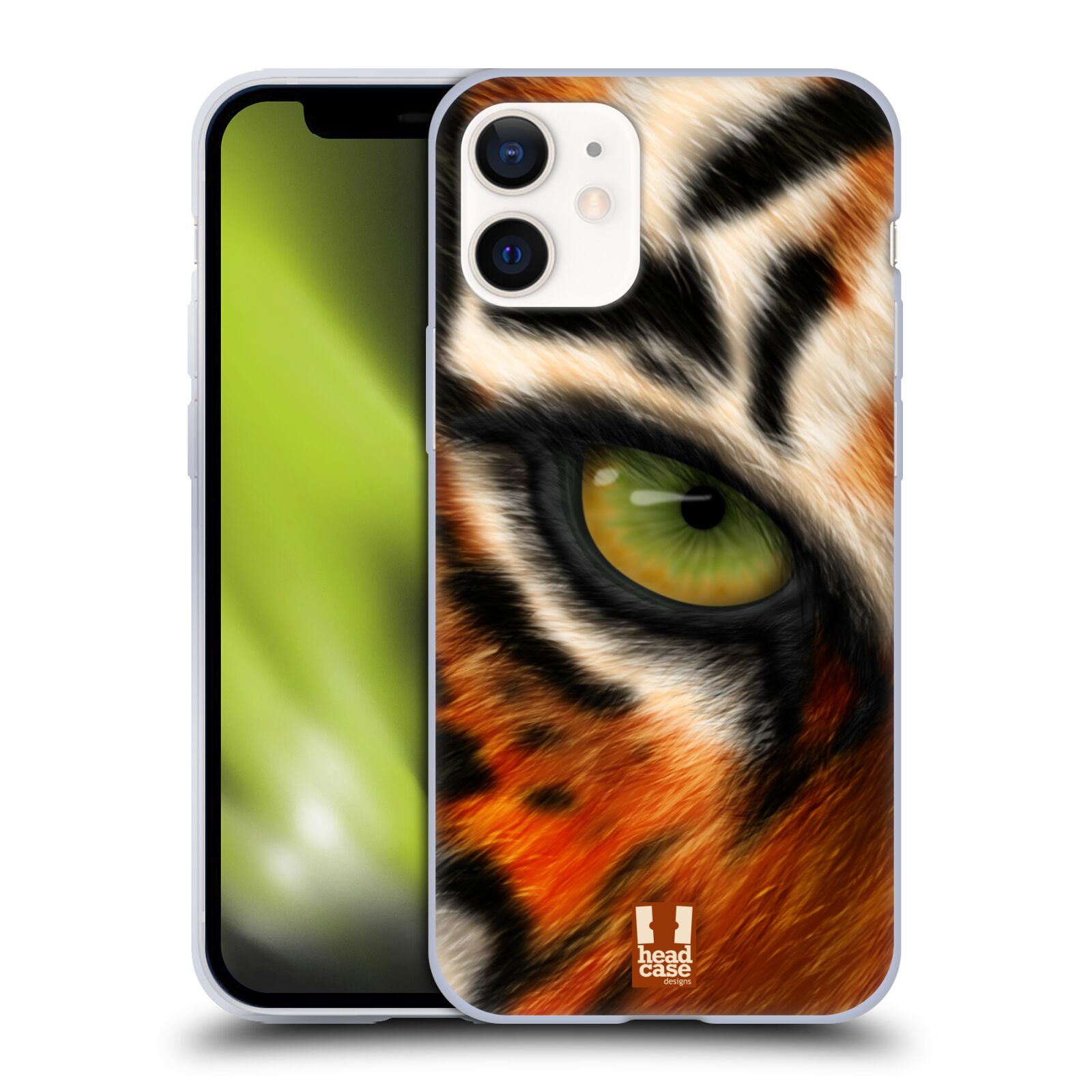 Plastový obal na mobil Apple Iphone 12 MINI vzor pohled zvířete oko tygr