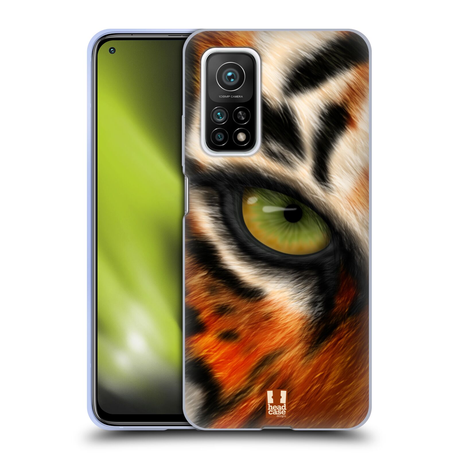 Plastový obal HEAD CASE na mobil Xiaomi Mi 10T a Mi 10T PRO vzor pohled zvířete oko tygr