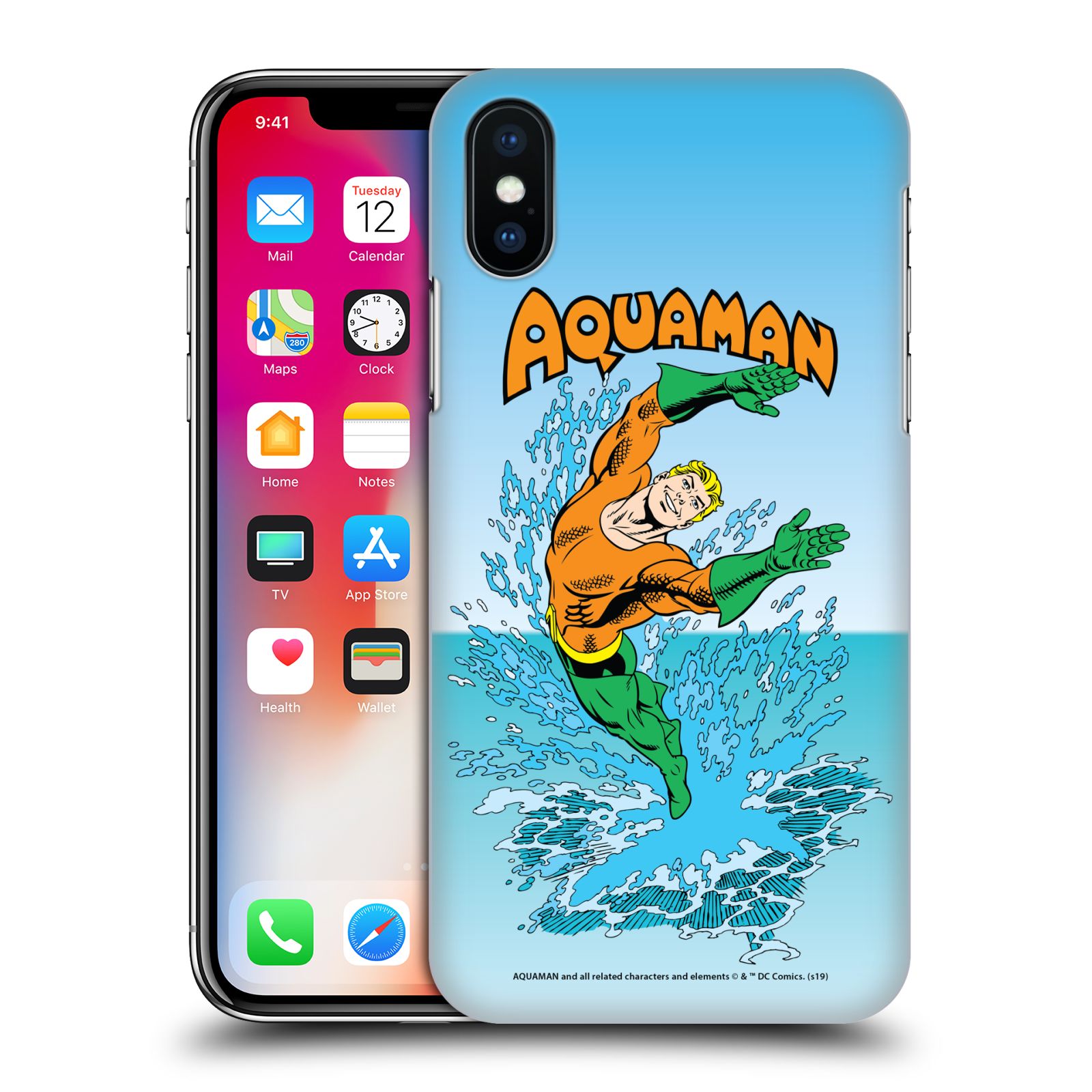 Zadní obal pro mobil Apple Iphone X / XS - HEAD CASE - Aquaman