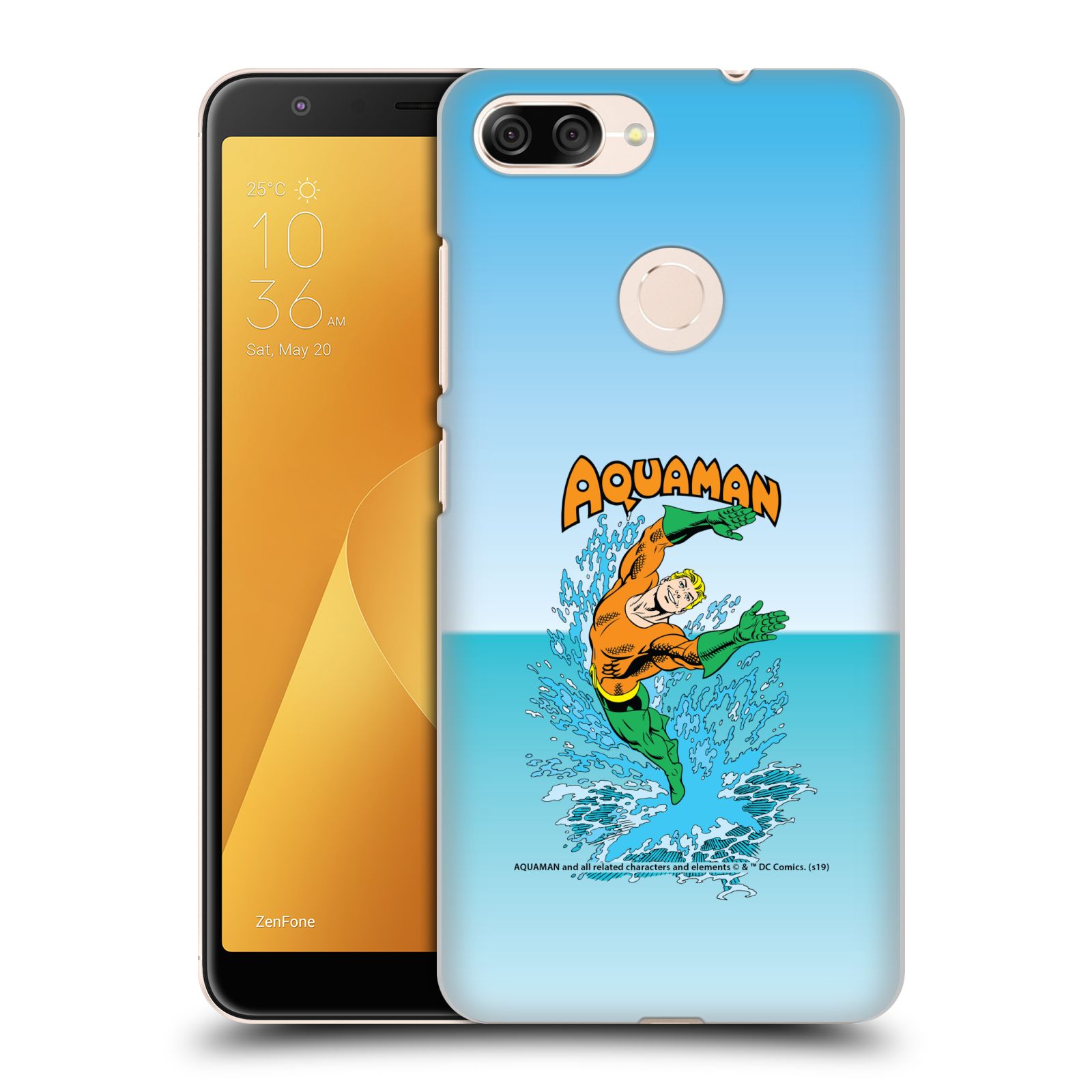 Zadní obal pro mobil Asus Zenfone Max Plus (M1) - HEAD CASE - Aquaman