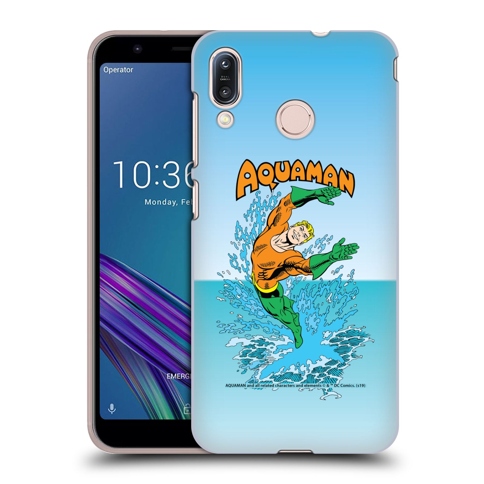 Zadní obal pro mobil Asus Zenfone Max (M1) ZB555KL - HEAD CASE - Aquaman