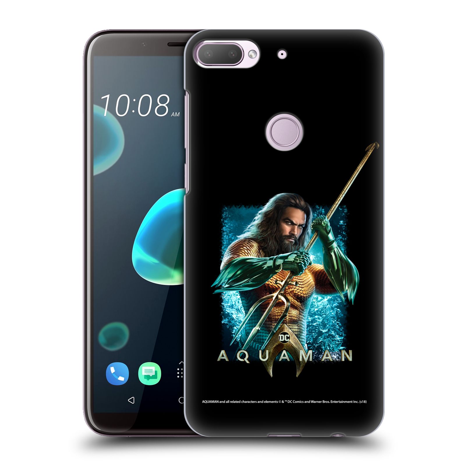 Pouzdro na mobil HTC Desire 12+ / Desire 12+ DUAL SIM - HEAD CASE - Aquaman bojová pozice
