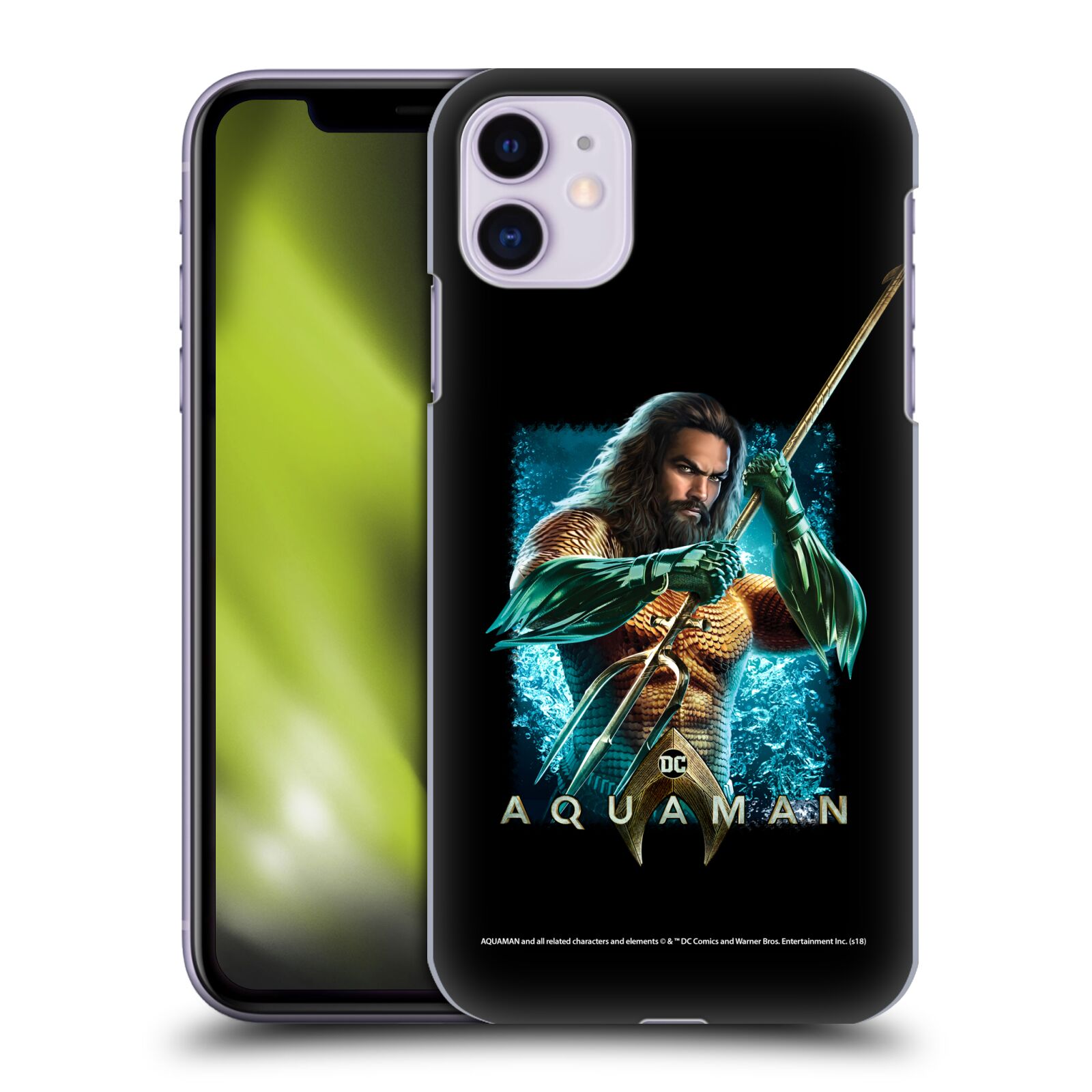 Pouzdro na mobil Apple Iphone 11 - HEAD CASE - Aquaman bojová pozice