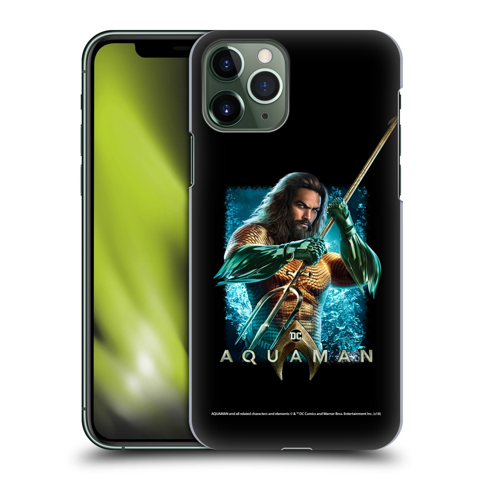Pouzdro na mobil Apple Iphone 11 PRO - HEAD CASE - Aquaman bojová pozice