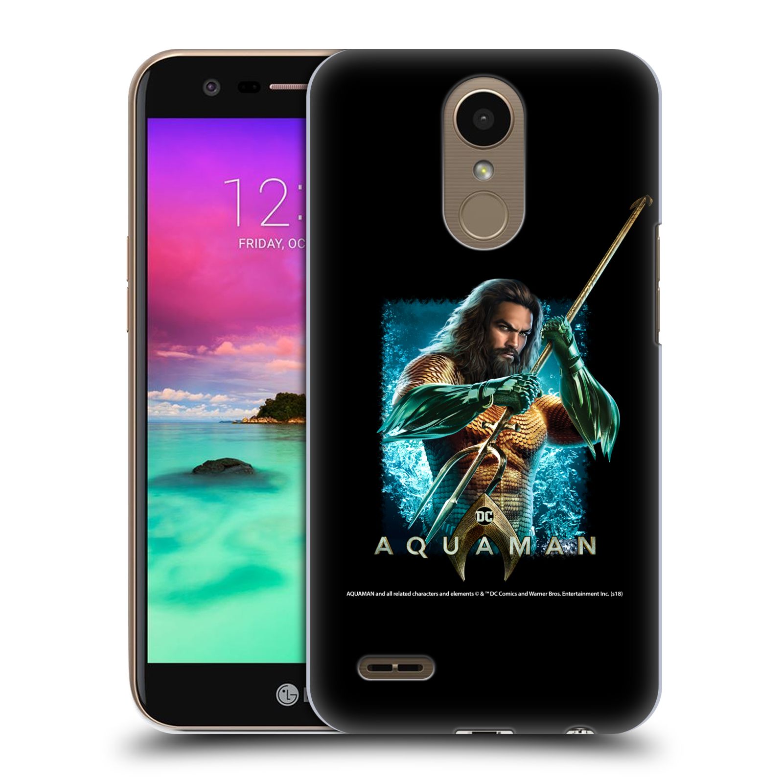 Pouzdro na mobil LG K10 2017 / K10 2017 DUAL SIM - HEAD CASE - Aquaman bojová pozice