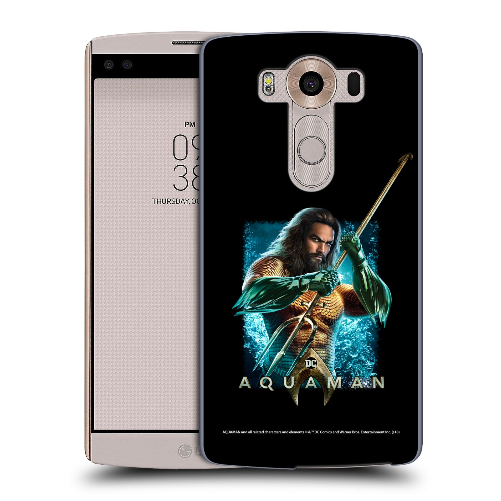 Pouzdro na mobil LG V10 - HEAD CASE - Aquaman bojová pozice