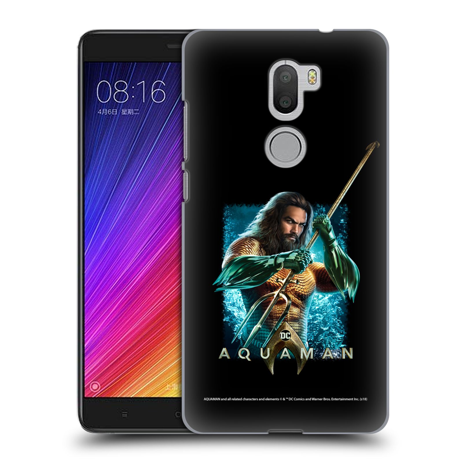 Pouzdro na mobil Xiaomi Mi5s PLUS - HEAD CASE - Aquaman bojová pozice