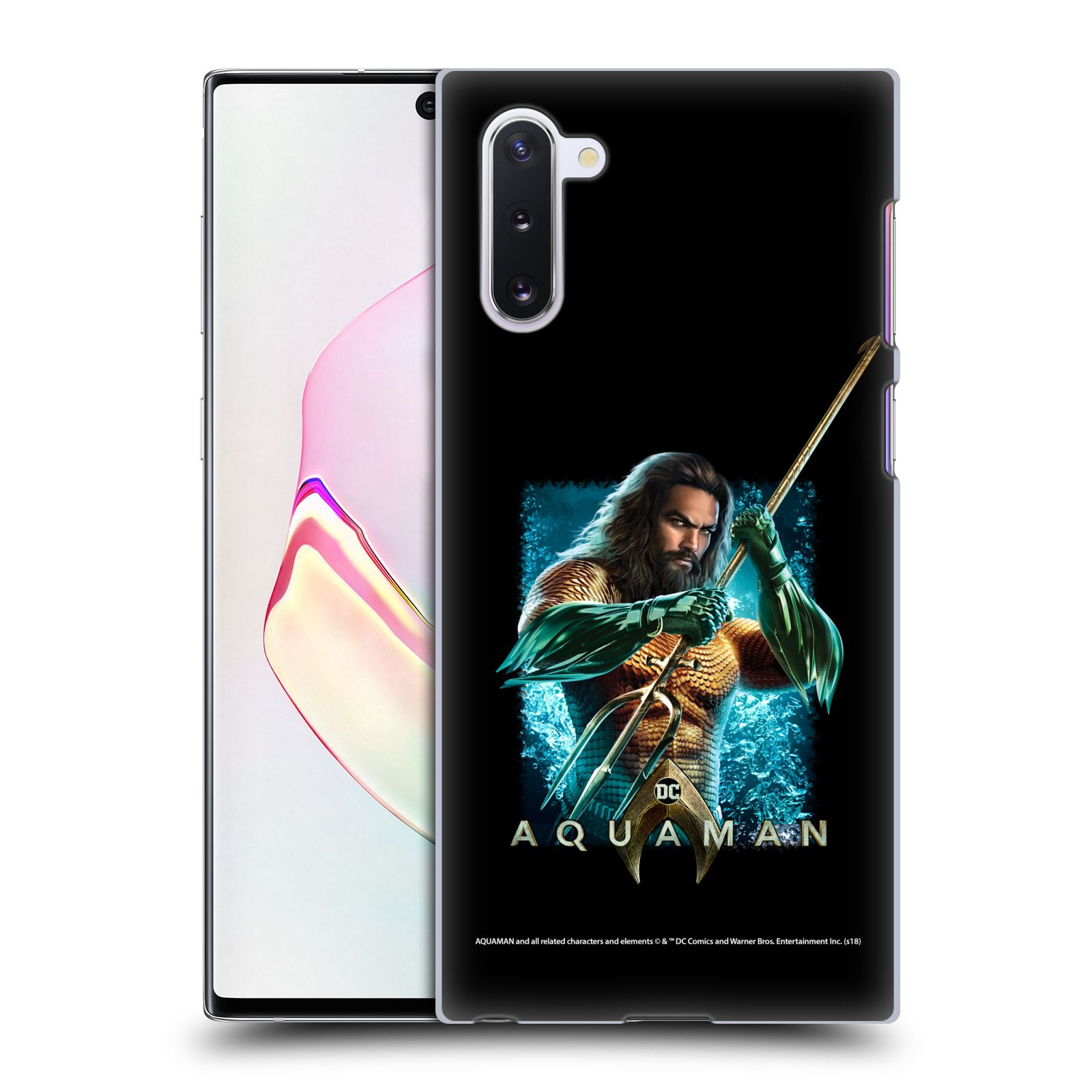 Pouzdro na mobil Samsung Galaxy Note 10 - HEAD CASE - Aquaman bojová pozice