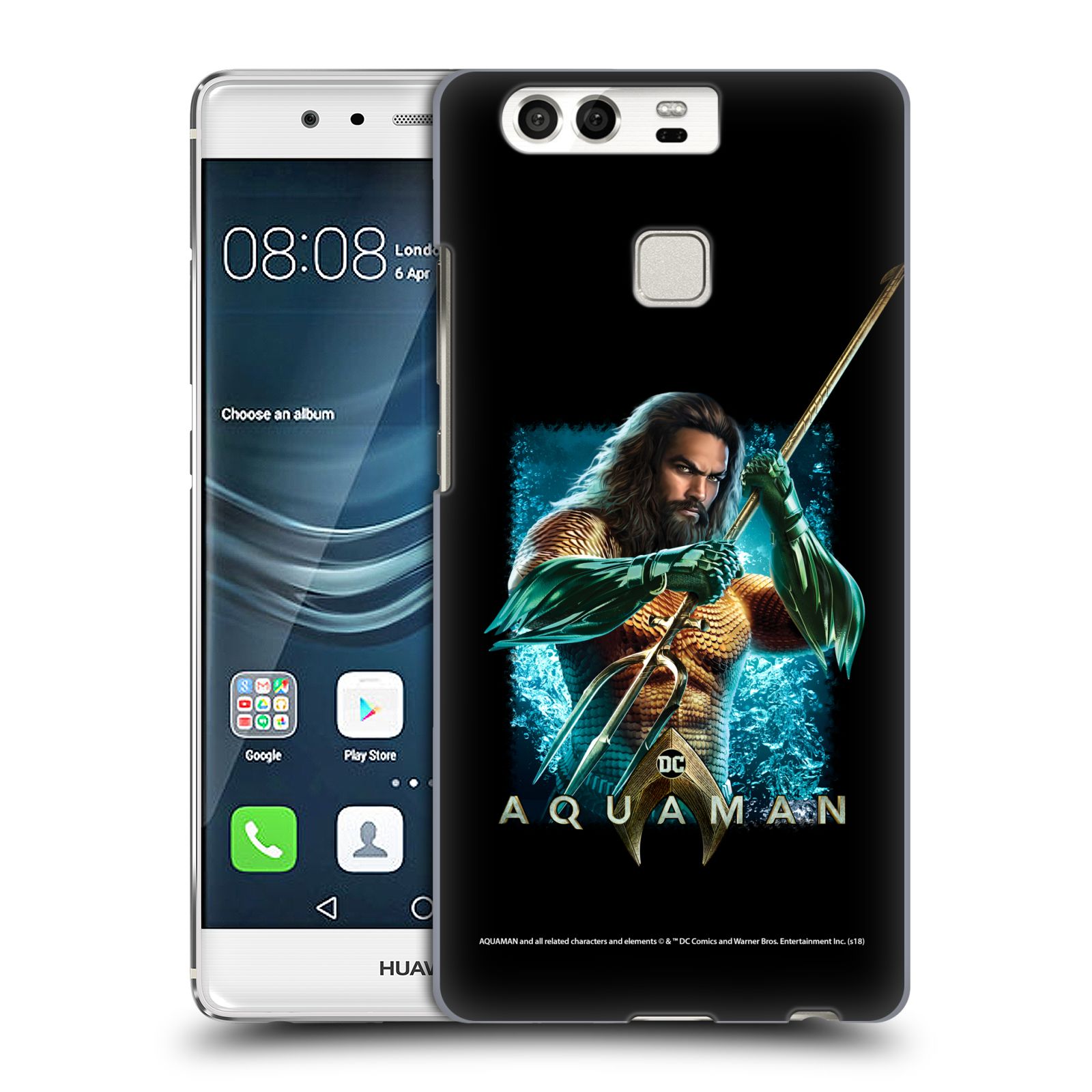 Pouzdro na mobil Huawei P9 / P9 DUAL SIM - HEAD CASE - Aquaman bojová pozice