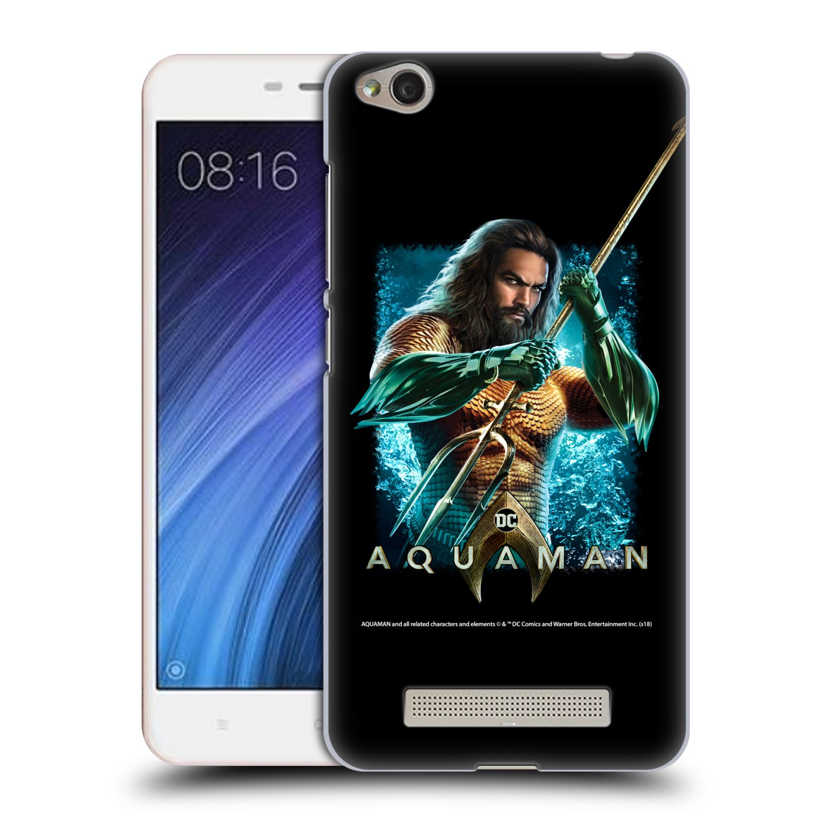 Pouzdro na mobil Xiaomi Redmi 4a - HEAD CASE - Aquaman bojová pozice