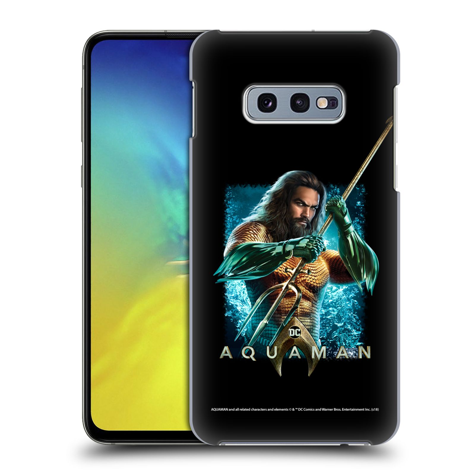 Pouzdro na mobil Samsung Galaxy S10e - HEAD CASE - Aquaman bojová pozice