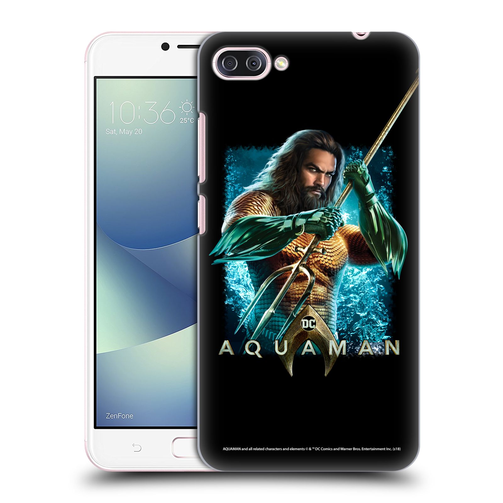 Pouzdro na mobil ASUS Zenfone 4 Max / 4 Max Pro (ZC554KL) - HEAD CASE - Aquaman bojová pozice