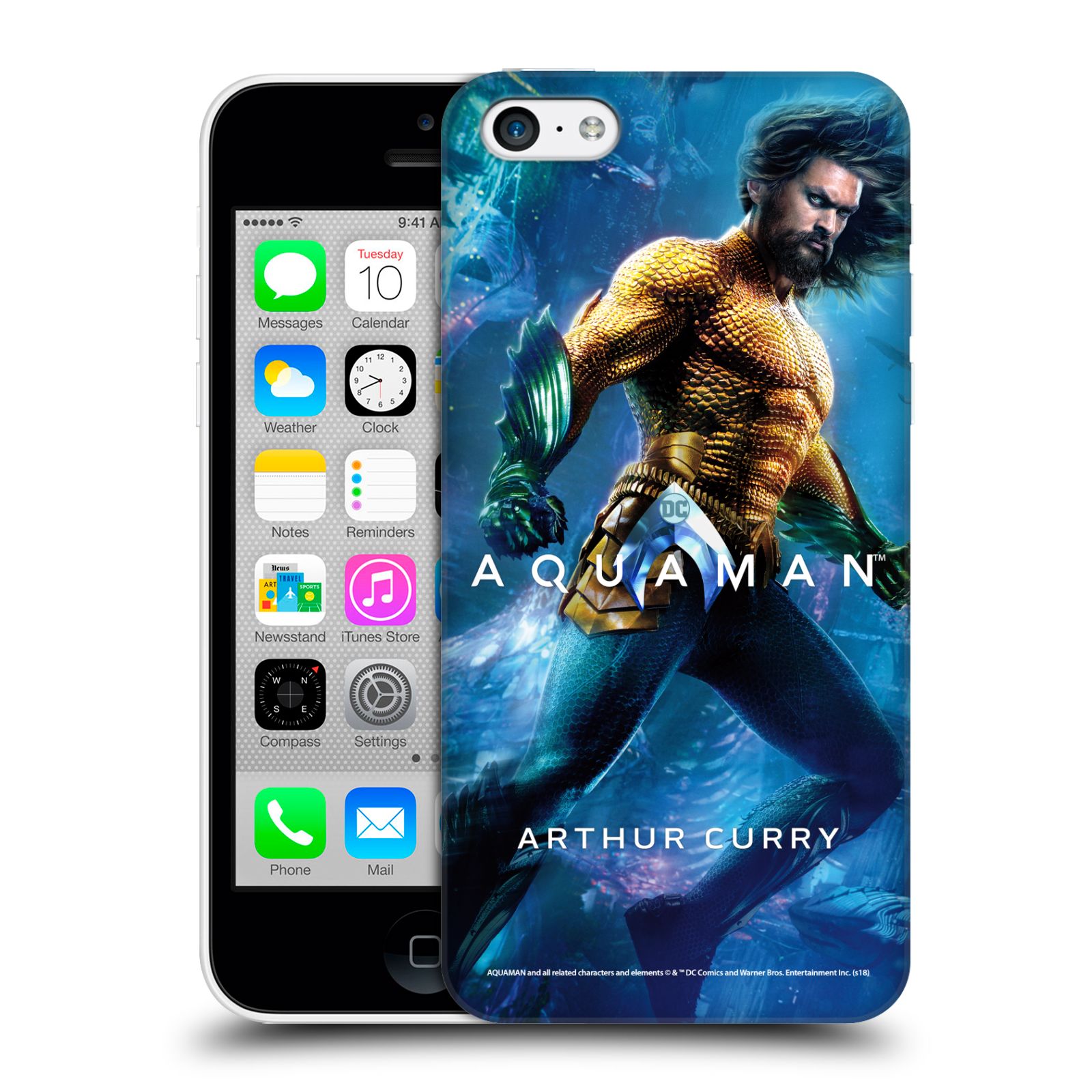 Zadní obal pro mobil Apple Iphone 5C - HEAD CASE - Aquaman - Arthur Curry