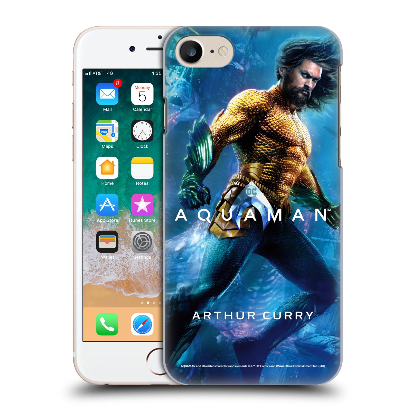 Zadní obal pro mobil Apple Iphone 7/8/SE2020 - HEAD CASE - Aquaman - Arthur Curry