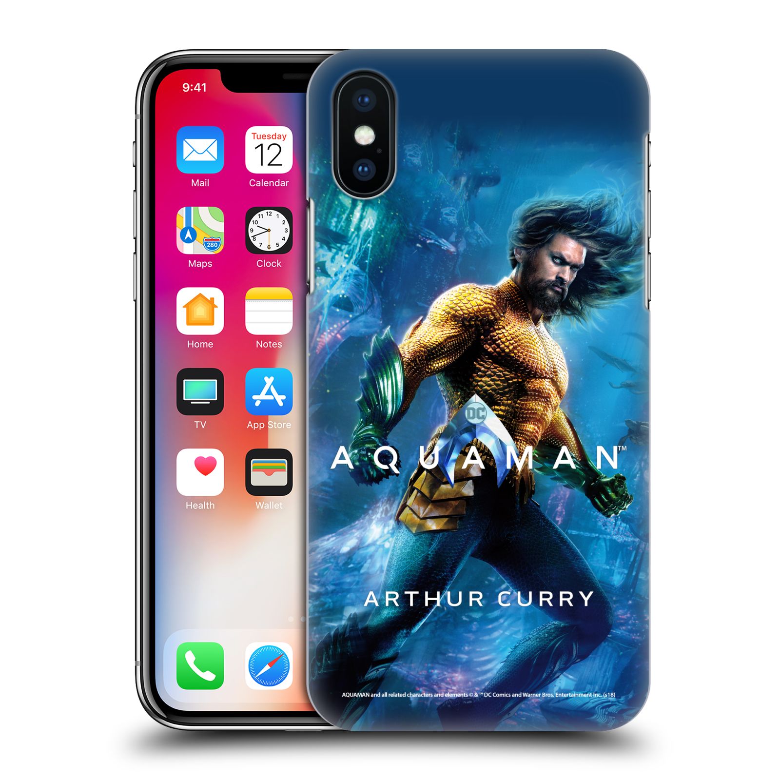 Zadní obal pro mobil Apple Iphone X / XS - HEAD CASE - Aquaman - Arthur Curry