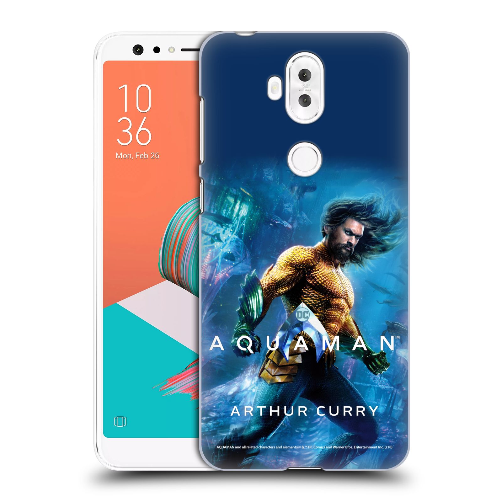 Zadní obal pro mobil Asus Zenfone 5 Lite ZC600KL - HEAD CASE - Aquaman - Arthur Curry