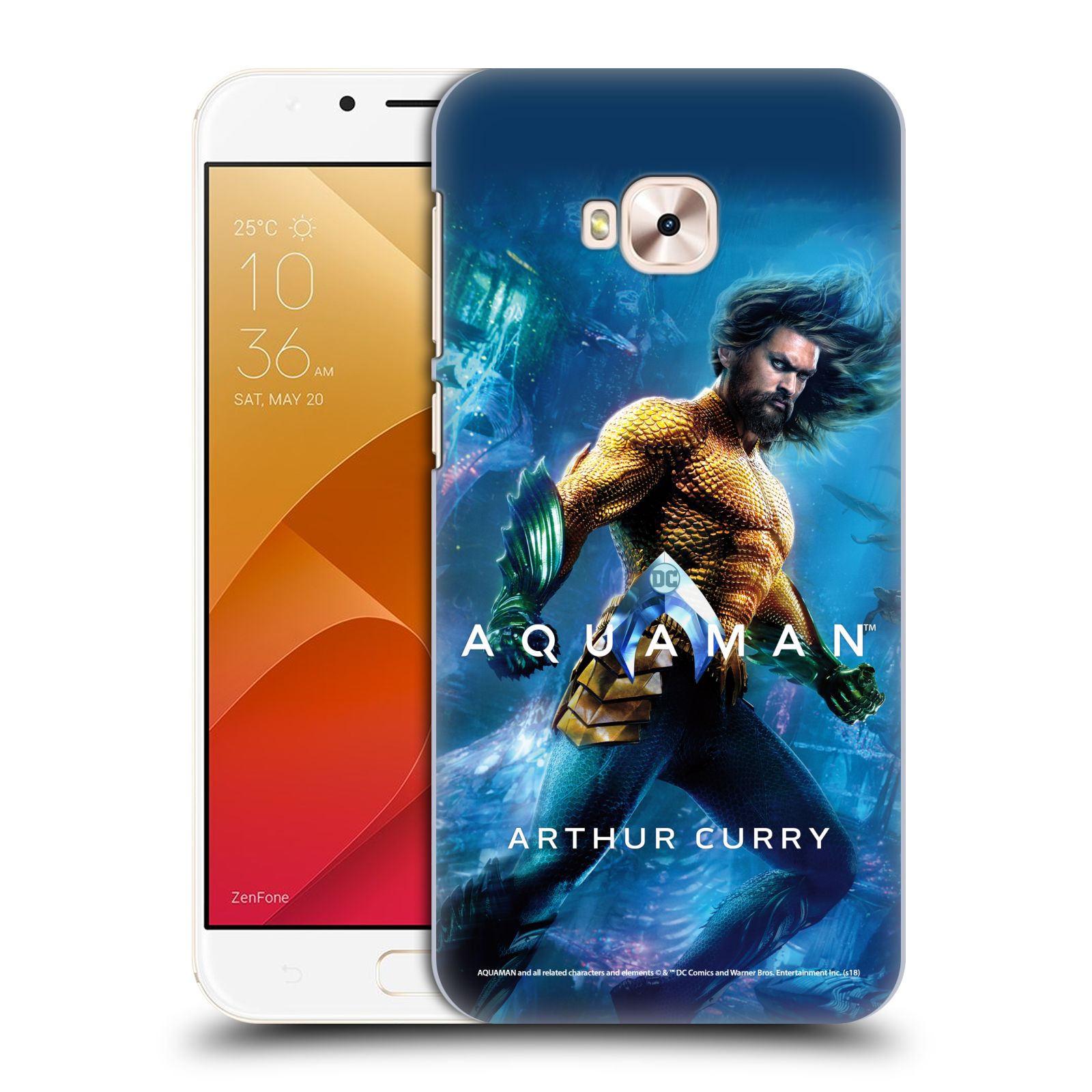 Zadní obal pro mobil Asus Zenfone 4 Selfie Pro ZD552KL - HEAD CASE - Aquaman - Arthur Curry