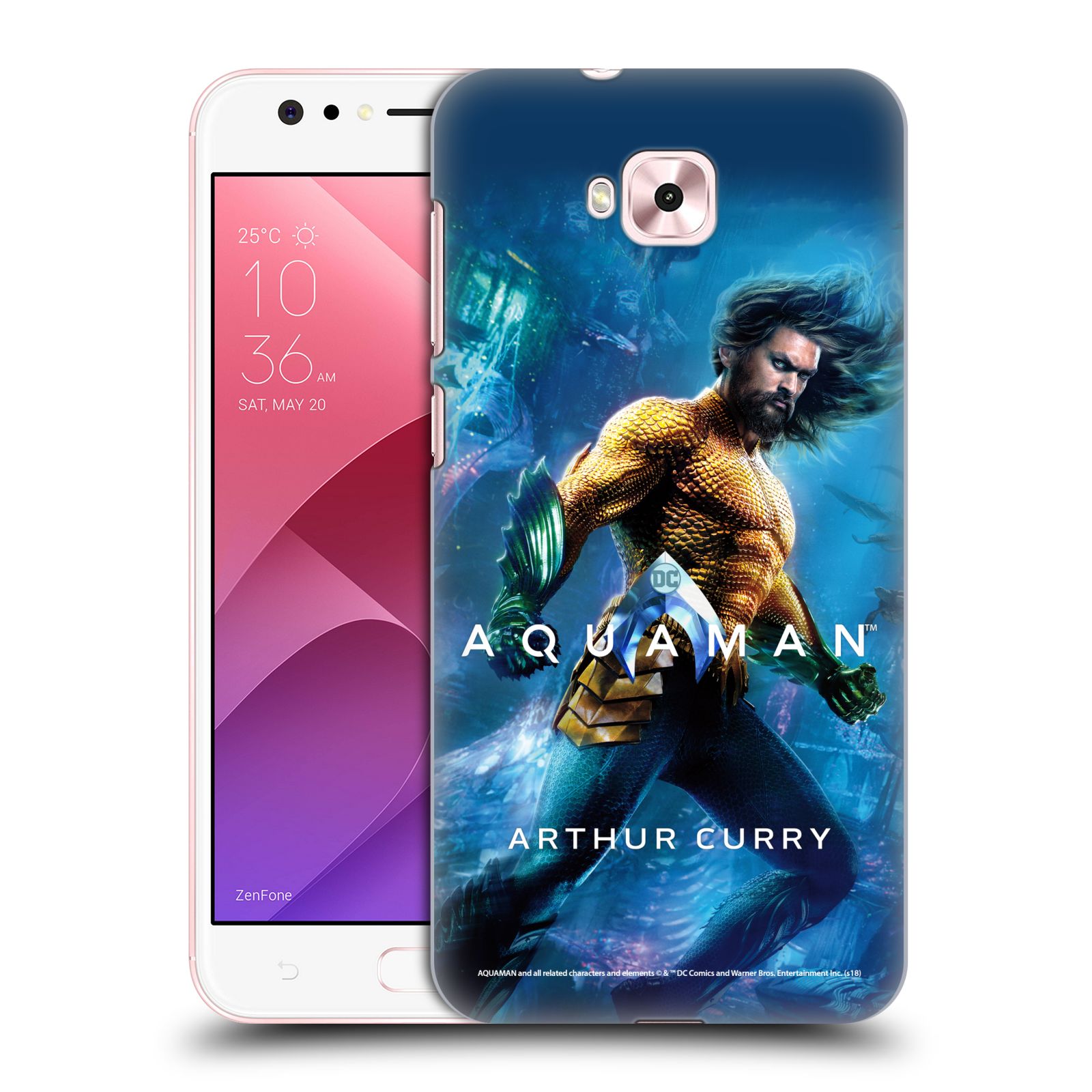 Zadní obal pro mobil Asus Zenfone 4 Selfie ZD553KL - HEAD CASE - Aquaman - Arthur Curry