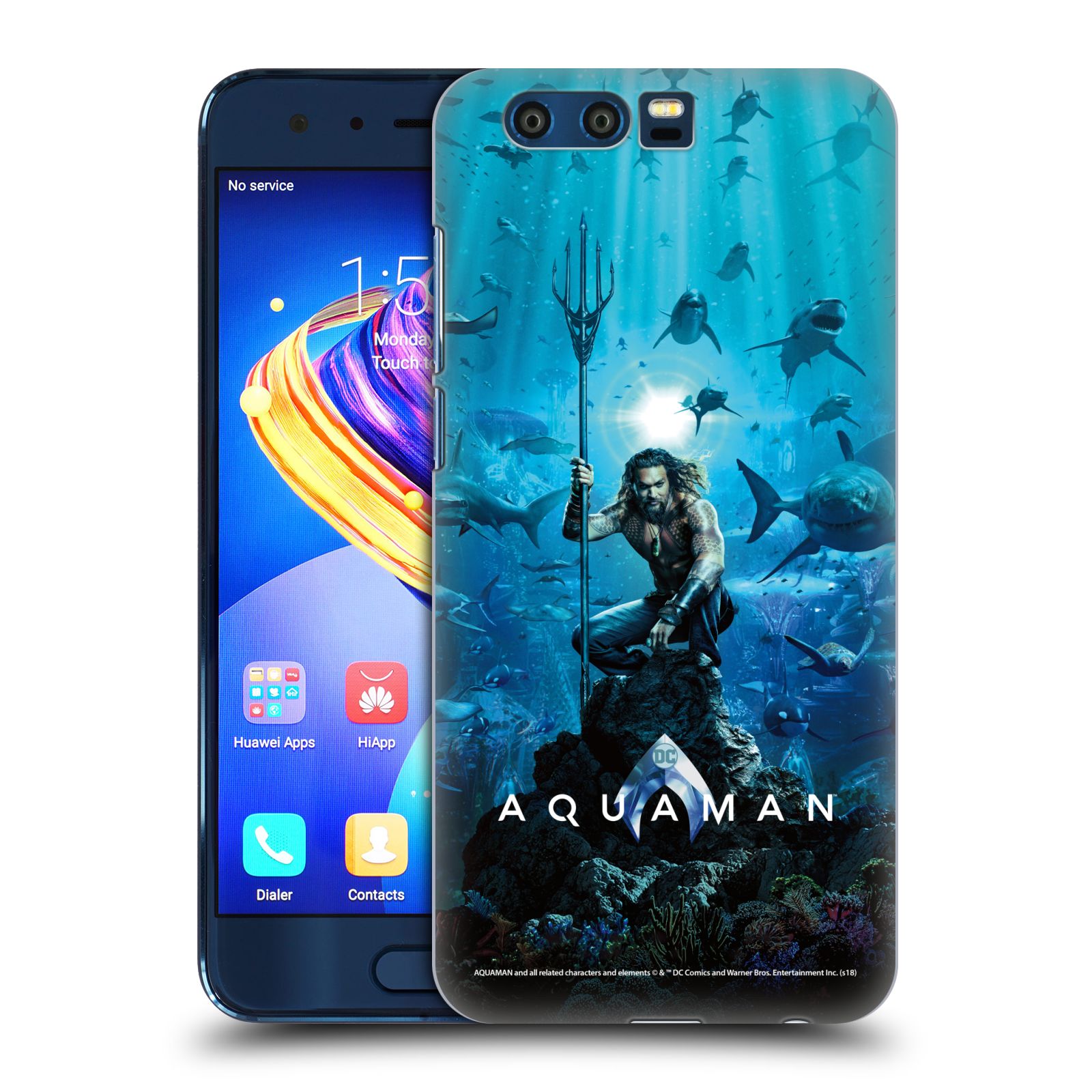 Pouzdro na mobil HONOR 9 - HEAD CASE - Aquaman trojzubec