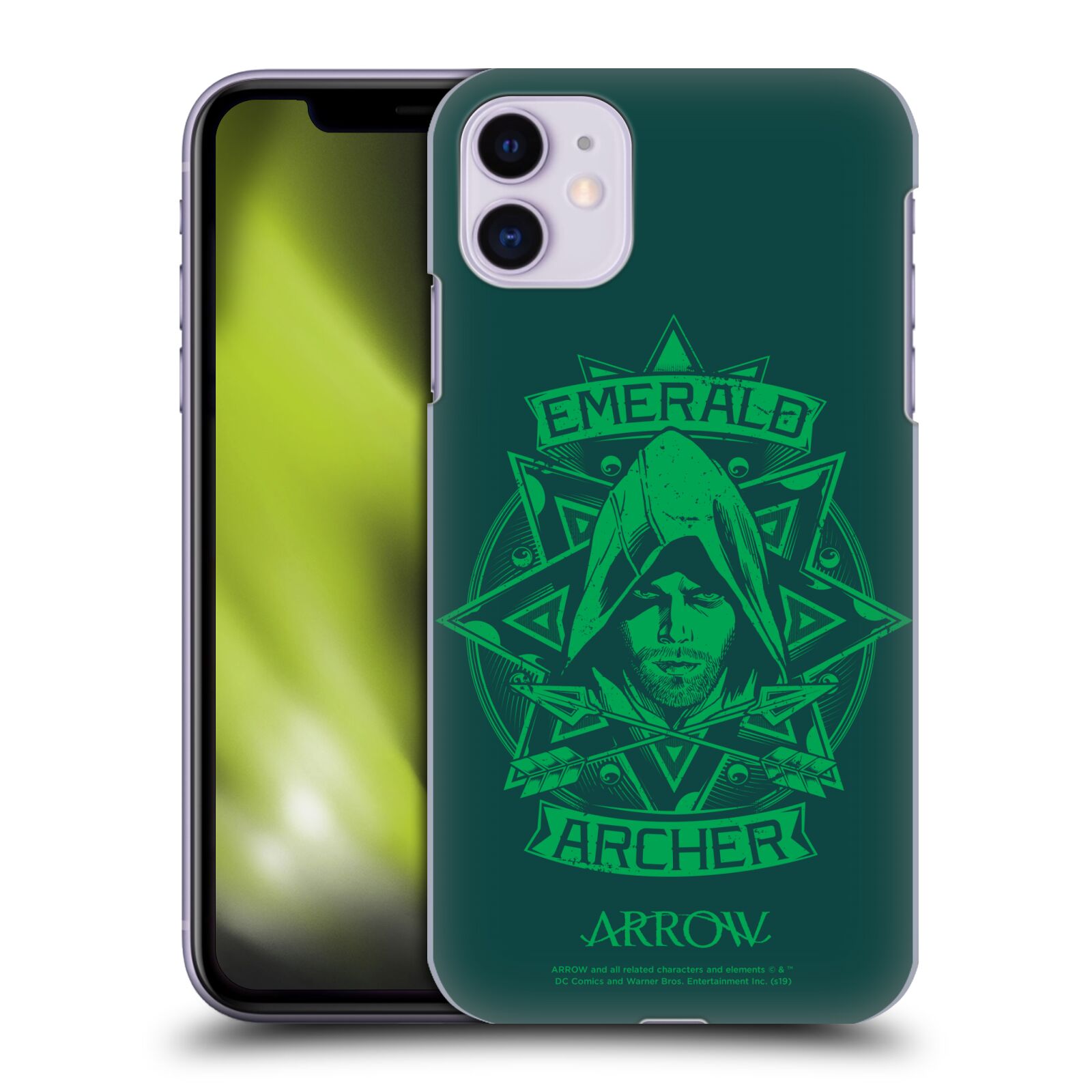 Zadní obal pro mobil Apple Iphone 11 - HEAD CASE - Arrow - Archer zelená kresba
