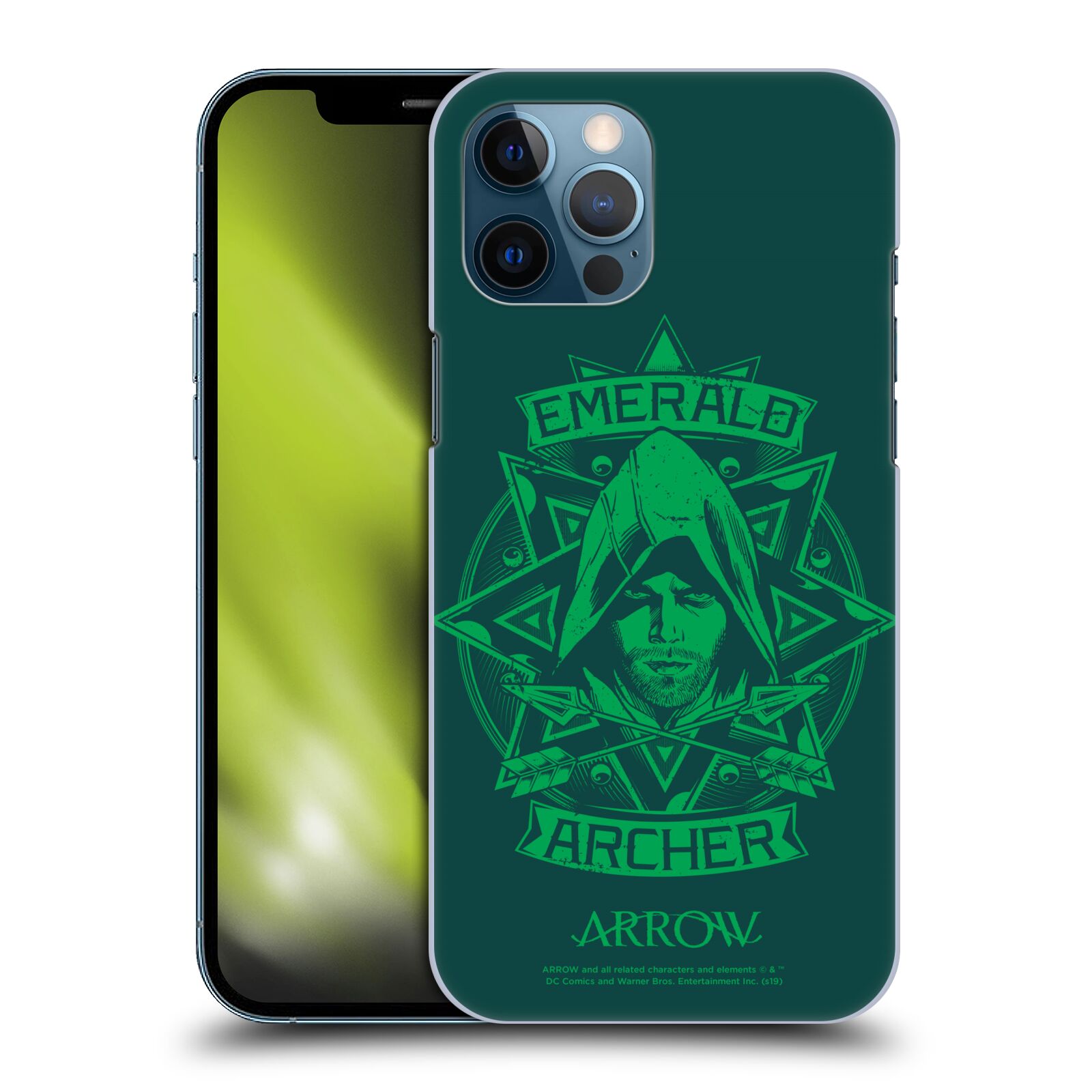 Zadní obal pro mobil Apple iPhone 12 PRO MAX - HEAD CASE - Arrow - Archer zelená kresba