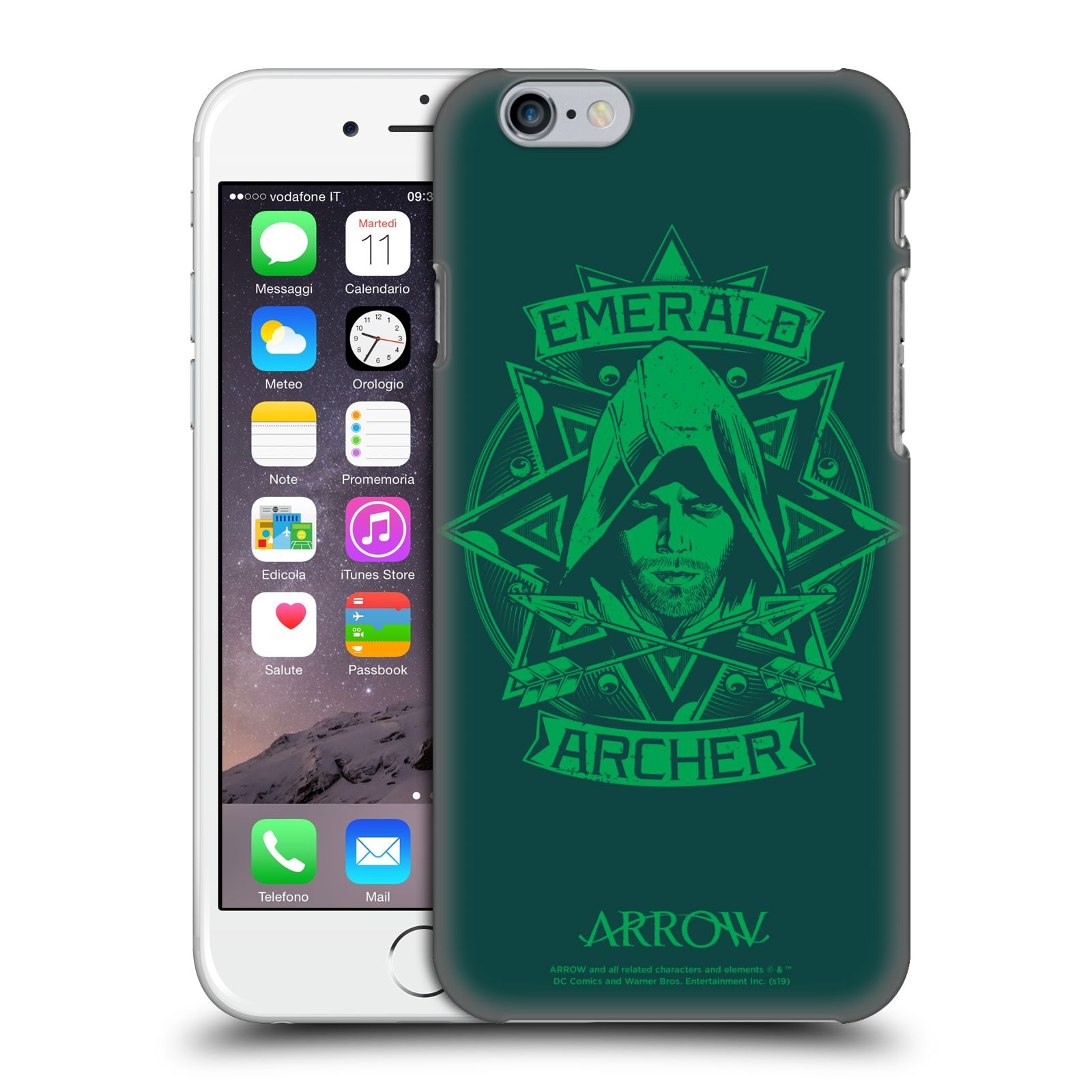 Zadní obal pro mobil Apple Iphone 6/6S - HEAD CASE - Arrow - Archer zelená kresba