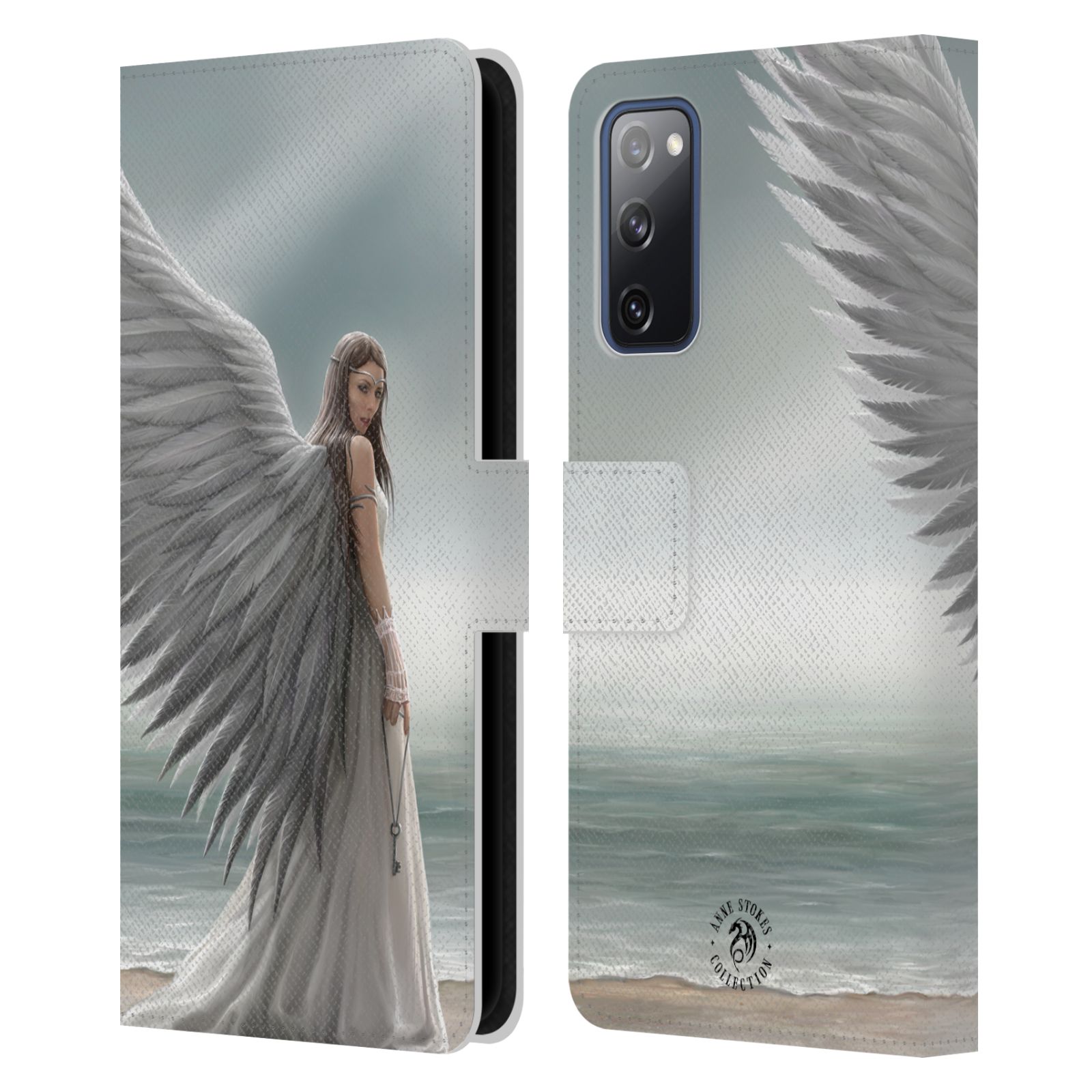 Pouzdro HEAD CASE na mobil Samsung Galaxy S20 FE / S20 FE 5G  fantasy - anděl na pláži