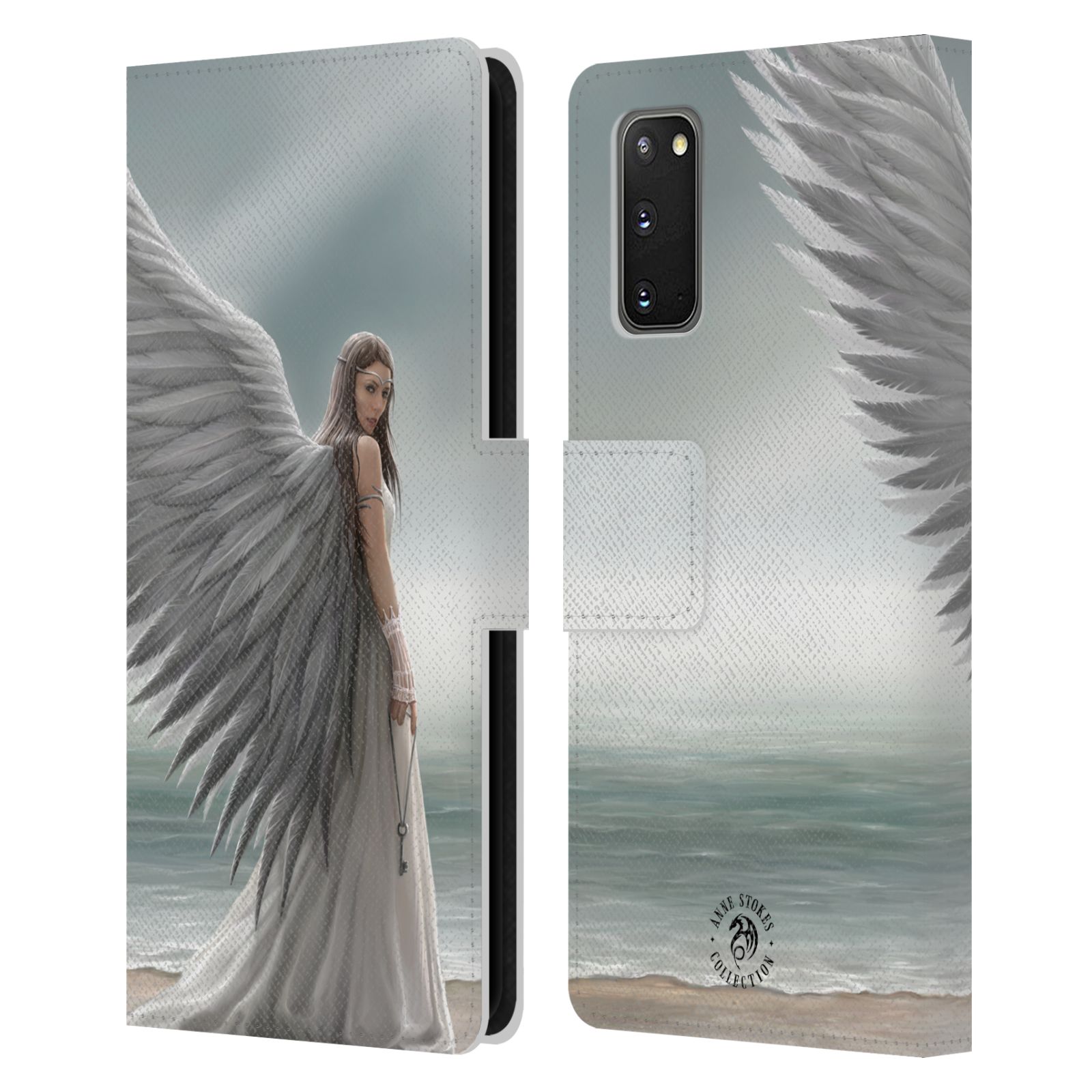Pouzdro na mobil Samsung Galaxy S20 - Head Case - fantasy - anděl na pláži