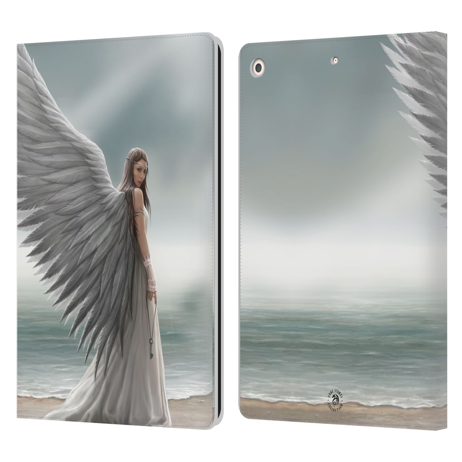 Pouzdro pro tablet Apple Ipad 10.2 - HEAD CASE -  fantasy - anděl na pláži