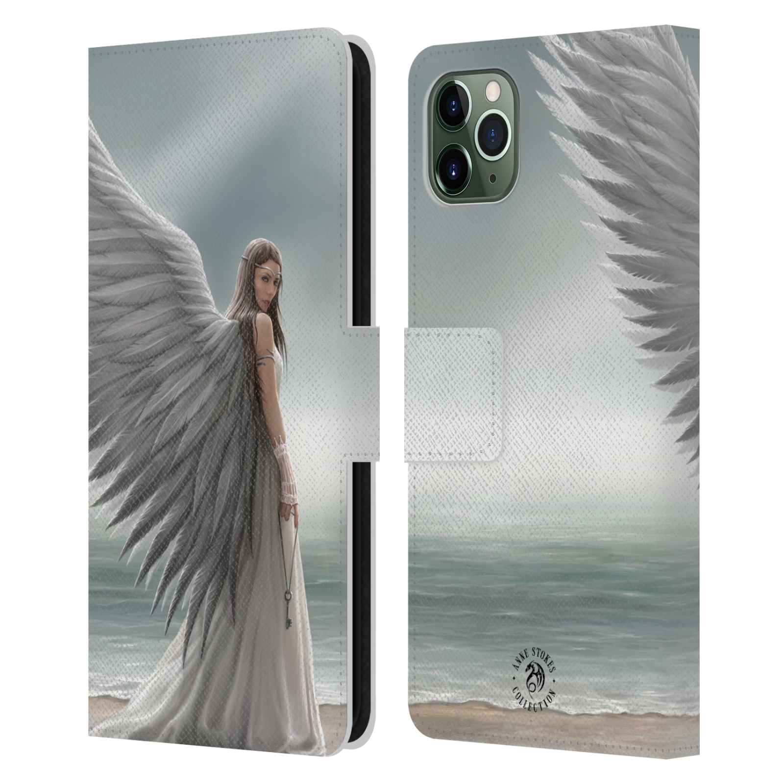 Pouzdro na mobil Apple Iphone 11 PRO MAX - Head Case - fantasy - anděl na pláži