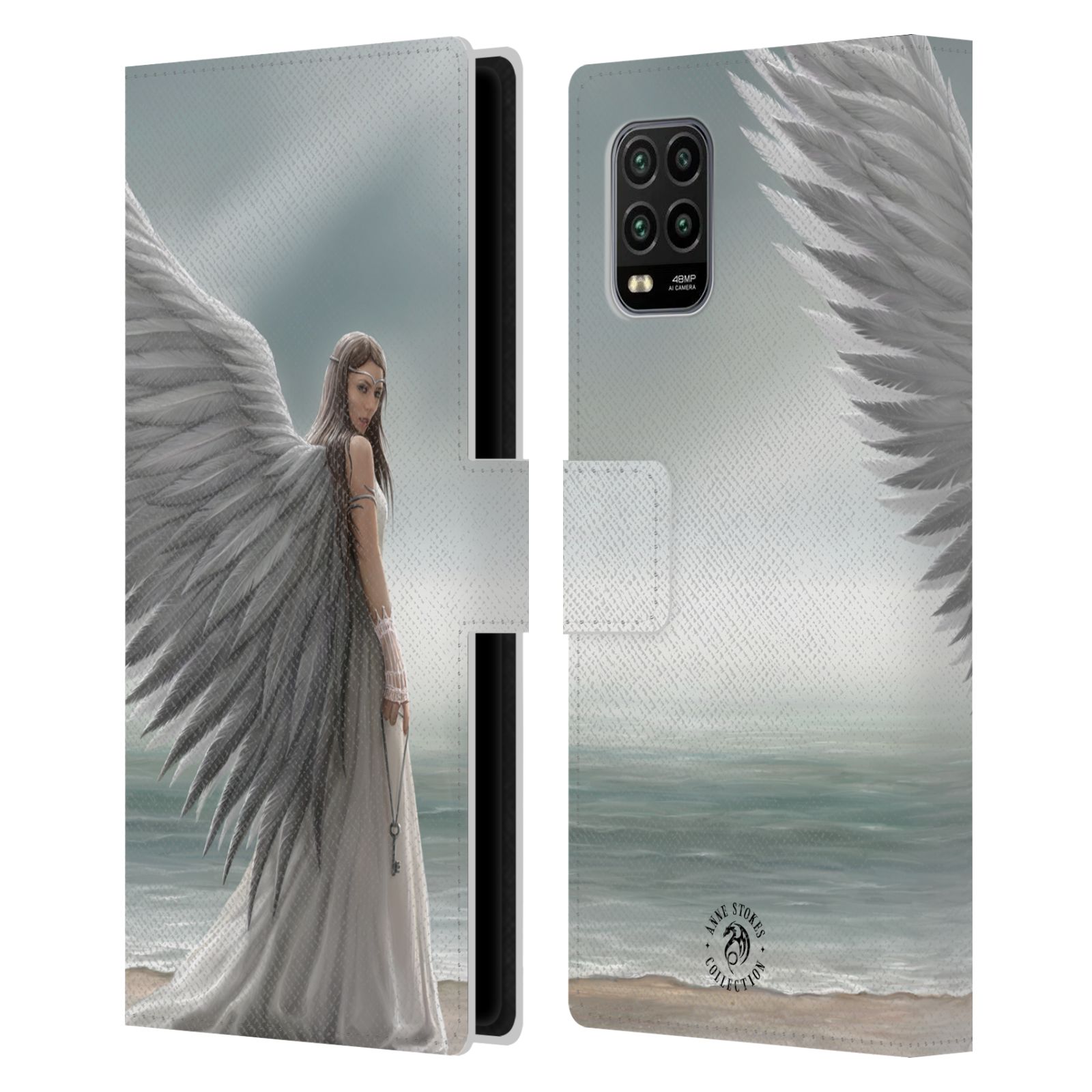 Pouzdro na mobil Xiaomi Mi 10 LITE - Head Case - fantasy - anděl na pláži