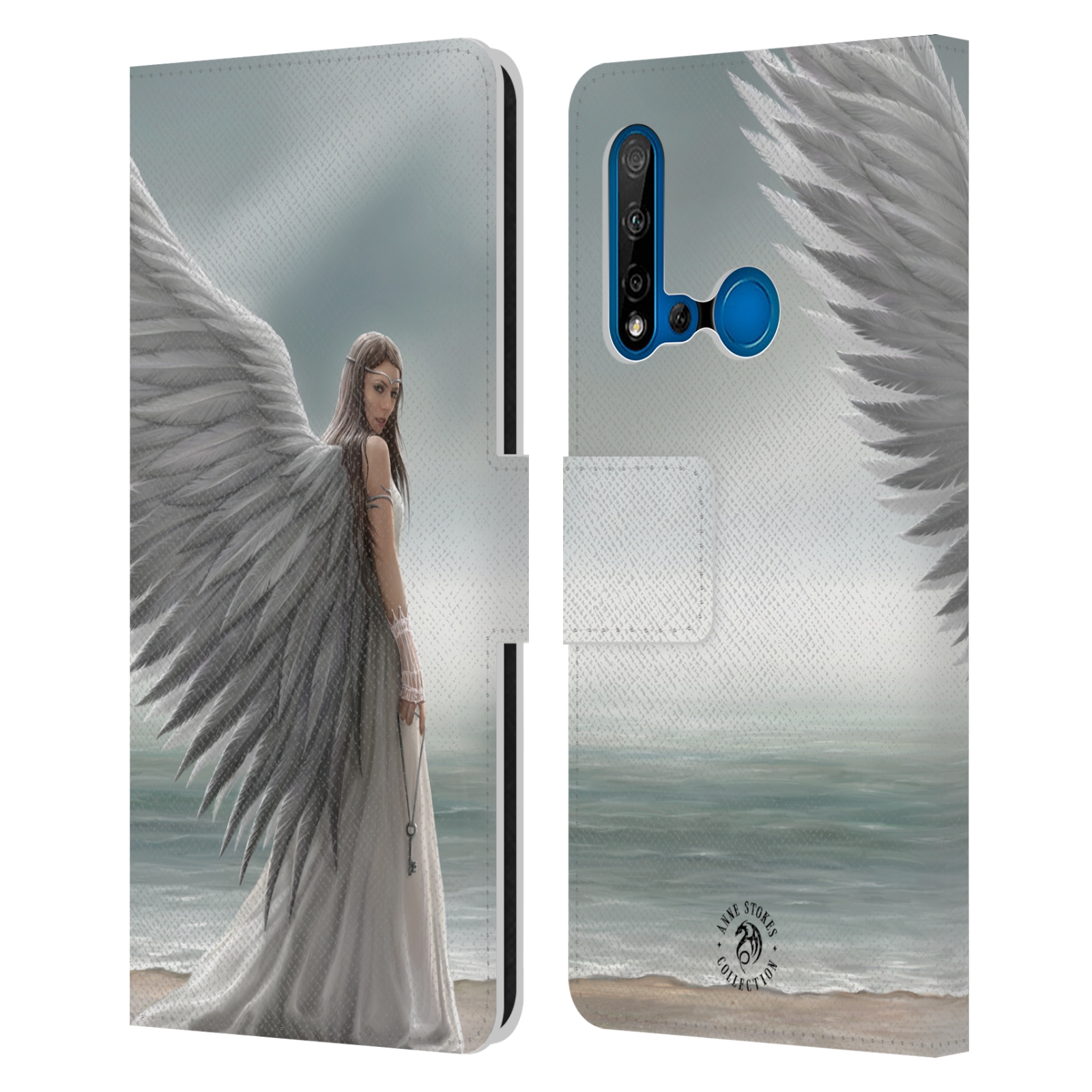 Pouzdro na mobil Huawei P20 LITE 2019 - Head Case - fantasy - anděl na pláži