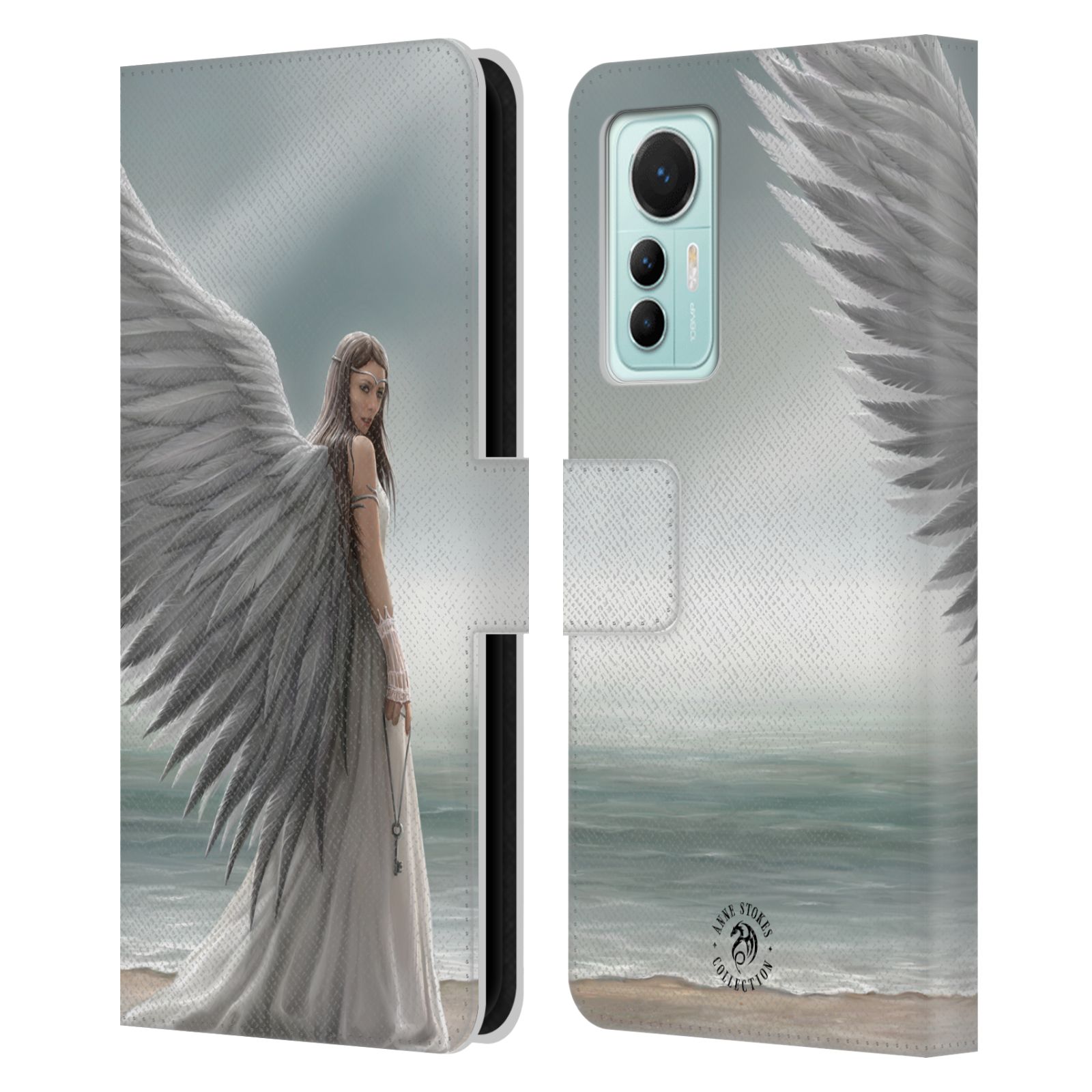 Pouzdro HEAD CASE na mobil Xiaomi 12 LITE  fantasy - anděl na pláži