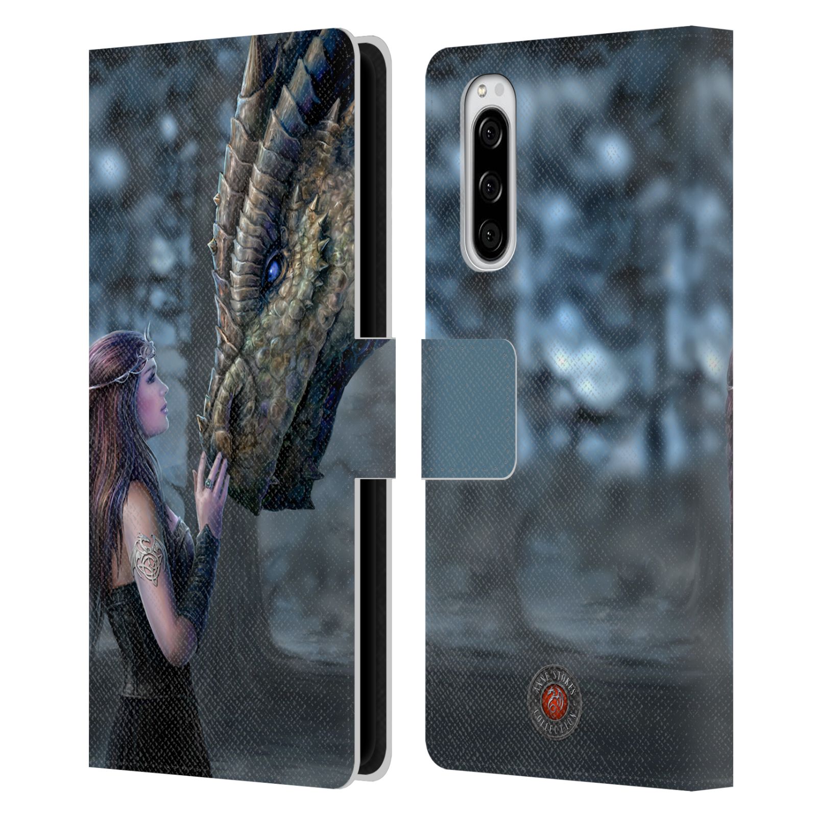 Pouzdro na mobil Sony Xperia 5 - Head Case - fantasy - žena dračí pohled