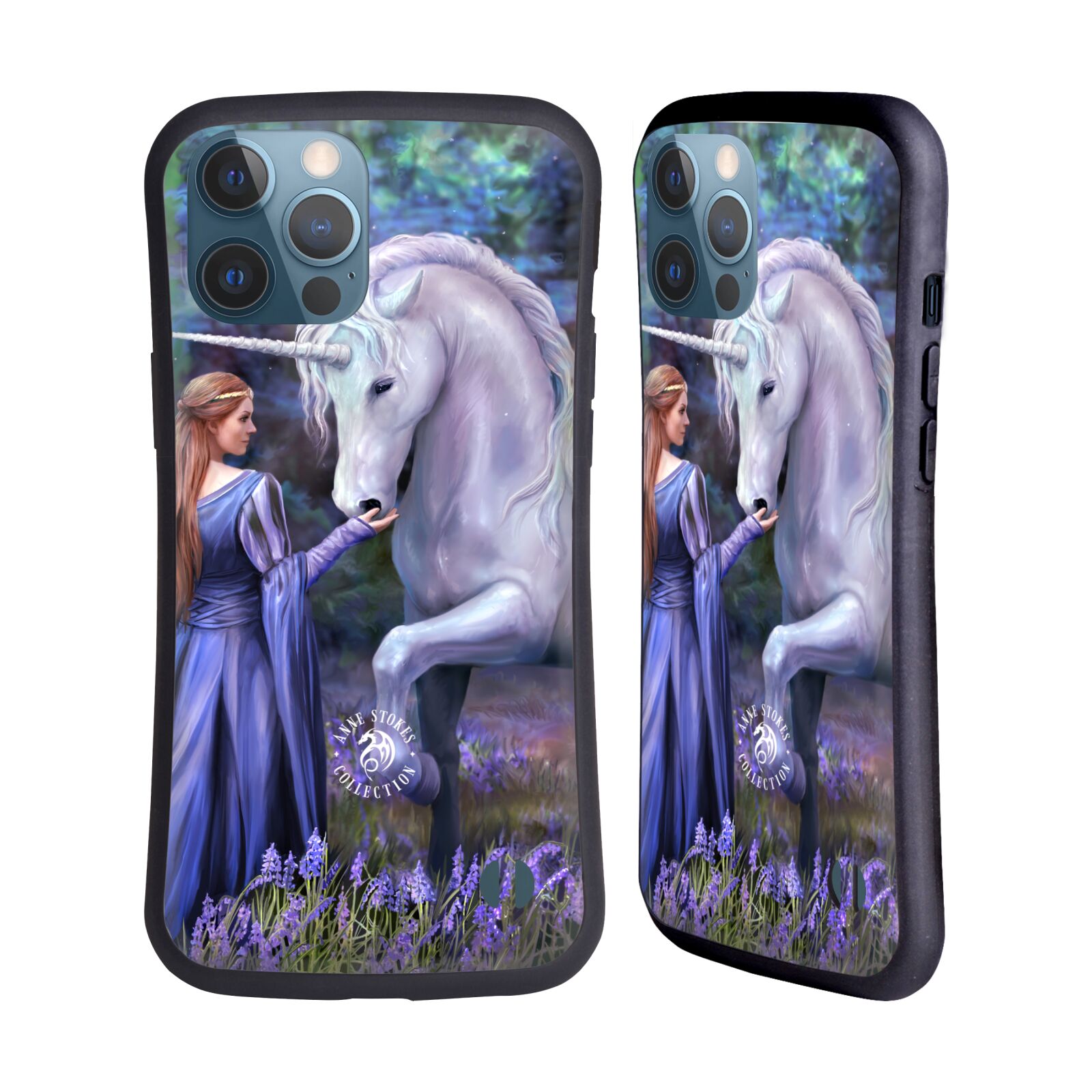 Odolný zadní obal pro mobil Apple iPhone 13 PRO MAX - HEAD CASE - Anne Stokes - Jednorožec modrý les