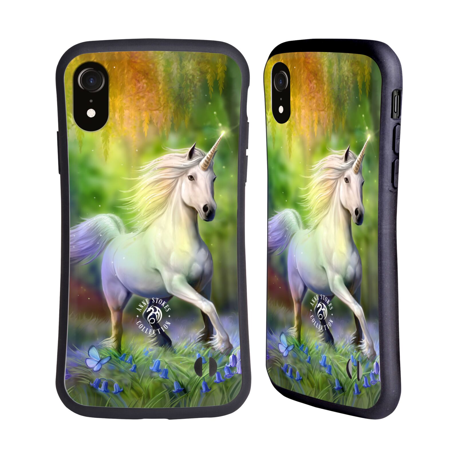 Odolný zadní obal pro mobil Apple Iphone XR - HEAD CASE - Anne Stokes - Jednorožec duha