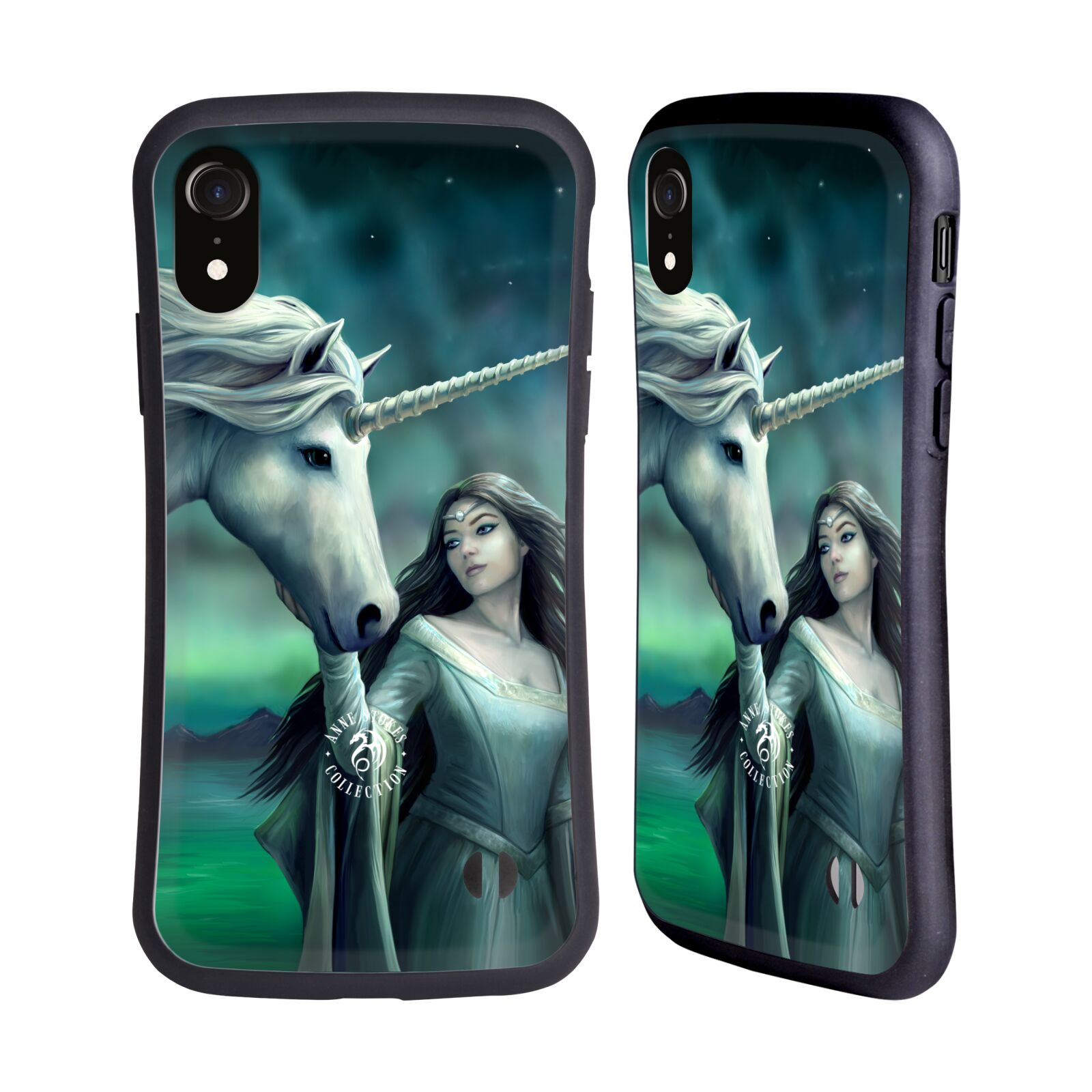 Odolný zadní obal pro mobil Apple Iphone XR - HEAD CASE - Anne Stokes - Jednorožec Severní Hvězda