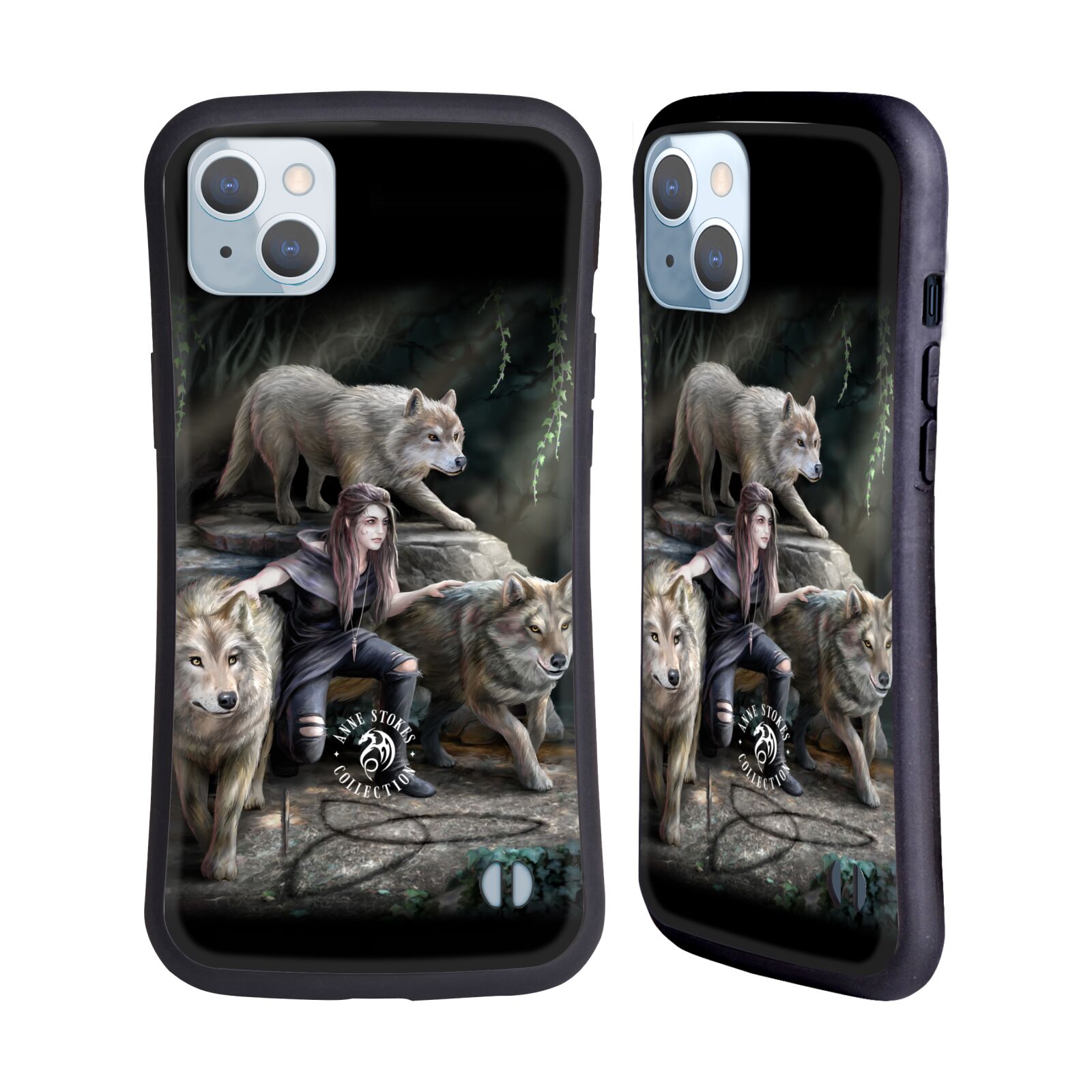 Odolný zadní obal pro mobil Apple iPhone 14 PLUS - HEAD CASE - Anne Stokes - Síla vlka