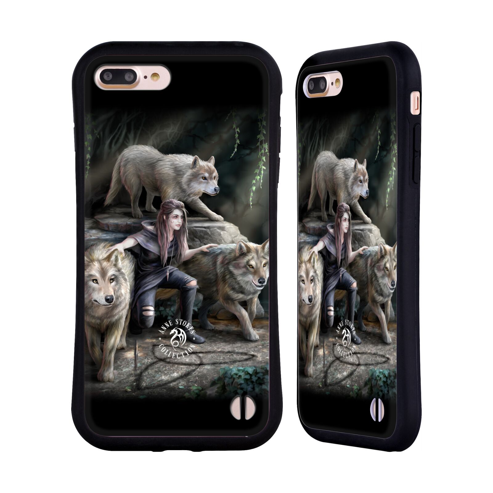 Odolný zadní obal pro mobil Apple Iphone 7+ /  8+ - HEAD CASE - Anne Stokes - Síla vlka