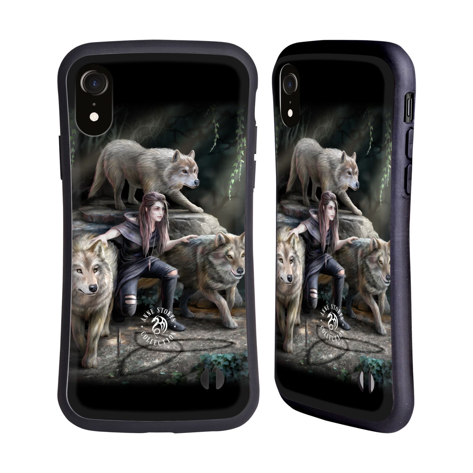 Odolný zadní obal pro mobil Apple Iphone XR - HEAD CASE - Anne Stokes - Síla vlka