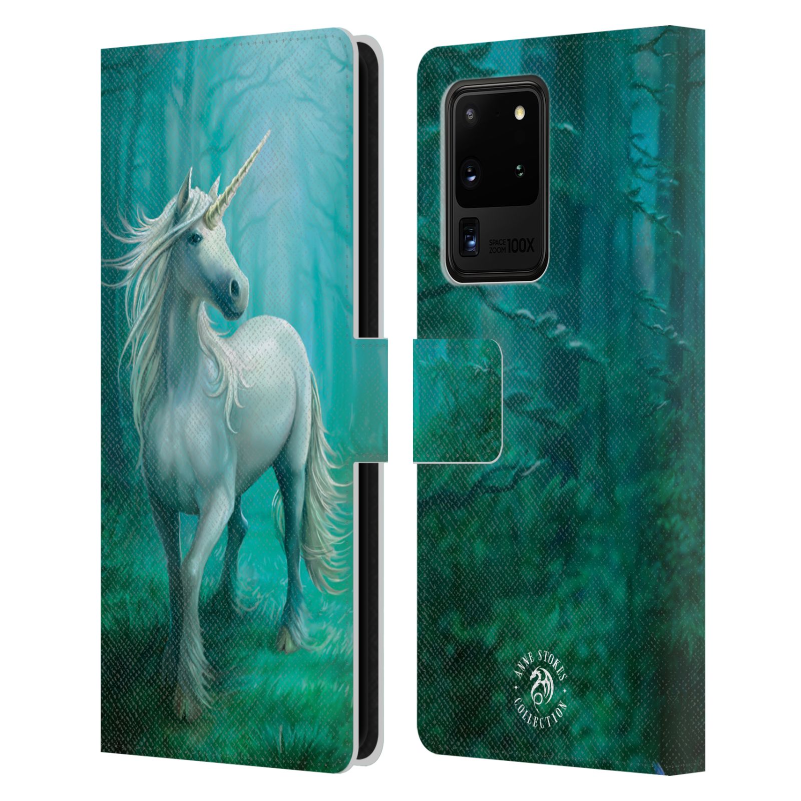 Pouzdro na mobil Samsung Galaxy S20 Ultra - Head Case - fantasy - jednorožec v lese