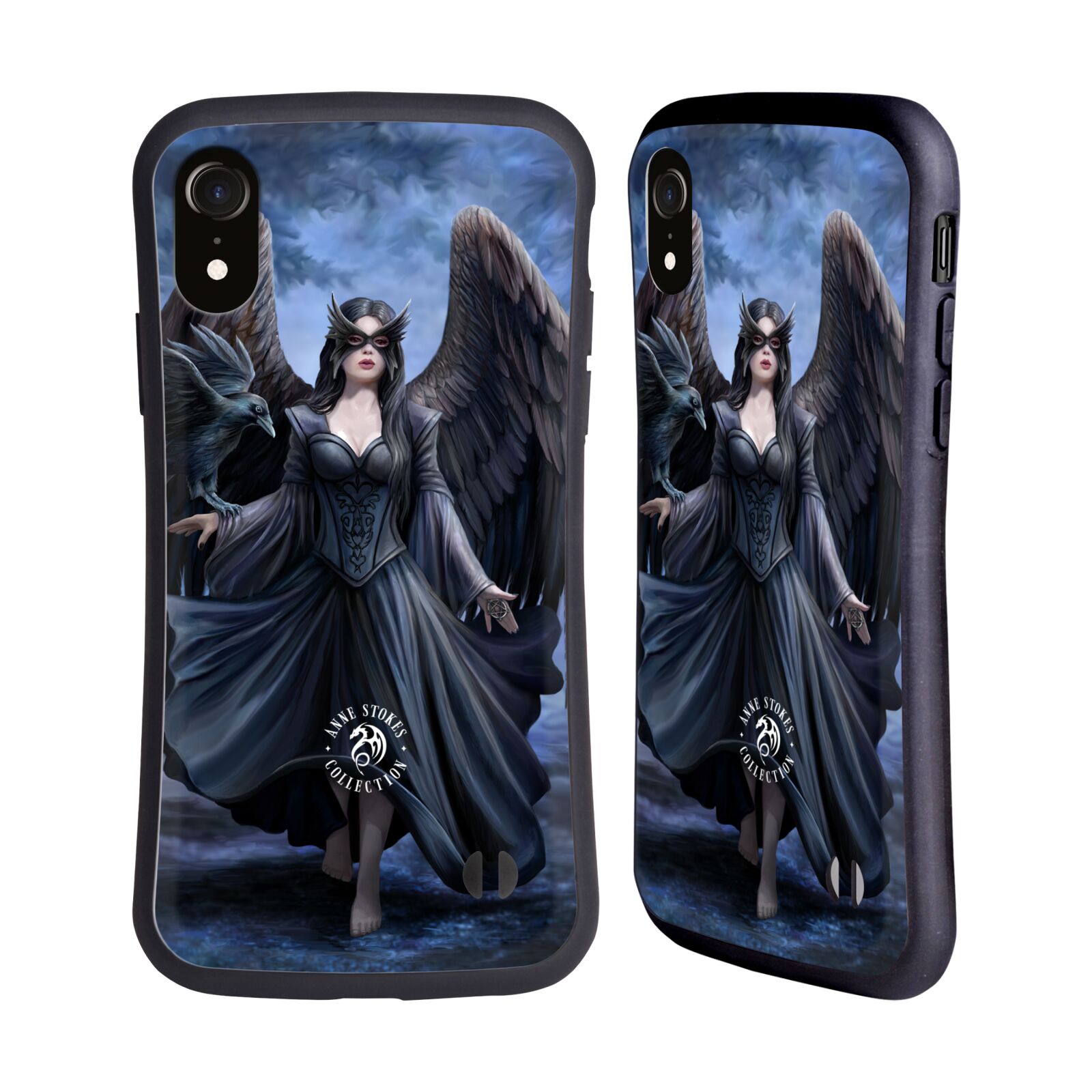 Odolný zadní obal pro mobil Apple Iphone XR - HEAD CASE - Anne Stokes - Havraní žena