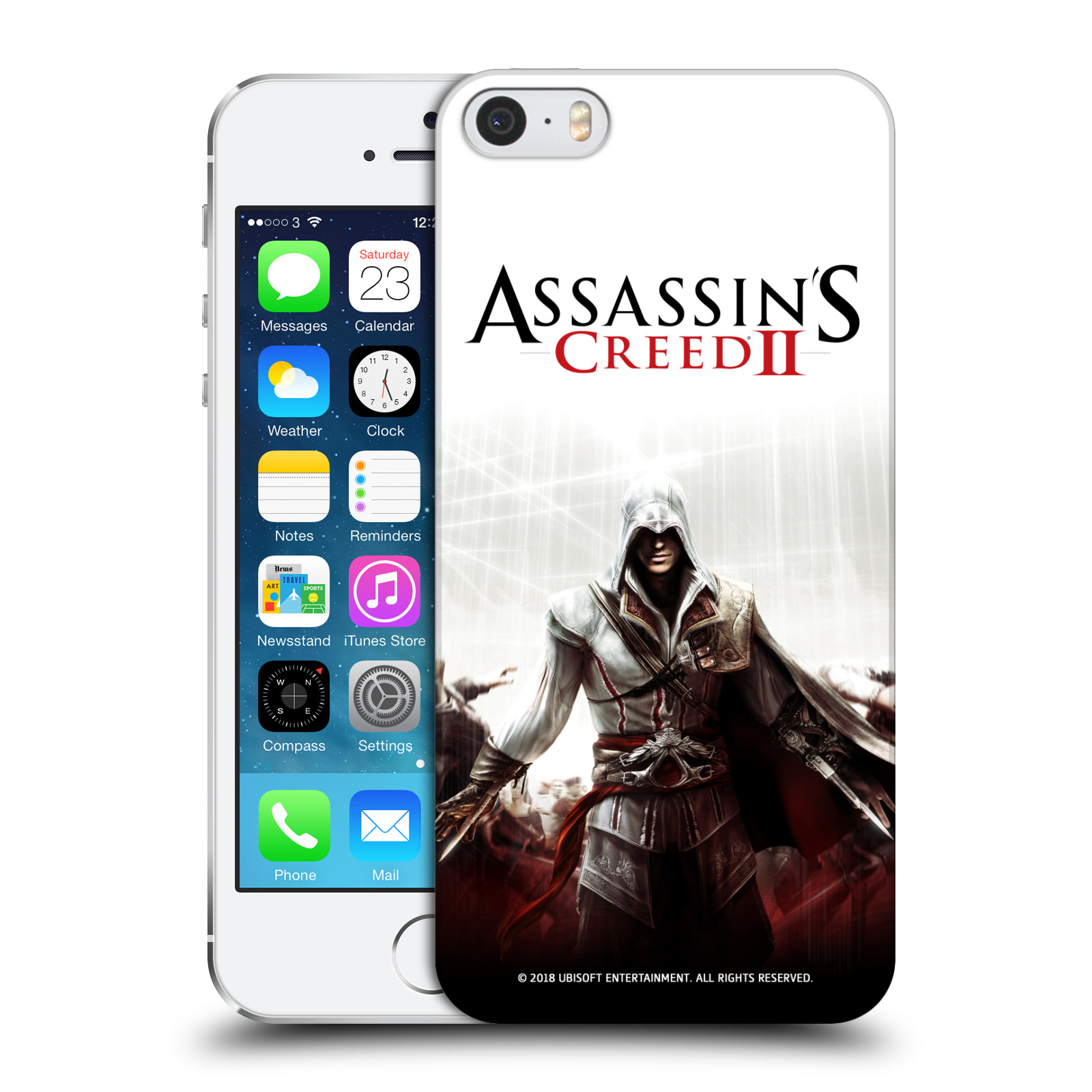 Zadní obal pro mobil Apple Iphone 5/5S/SE 2015 - HEAD CASE - Assassins Creed II - Ezio bojový postoj